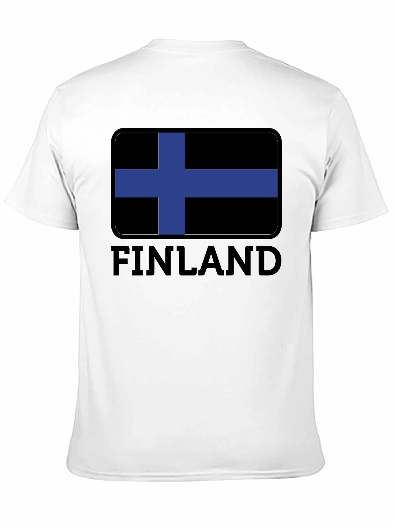 Finland Flag Black T-Shirt - Finnish Pride Tee