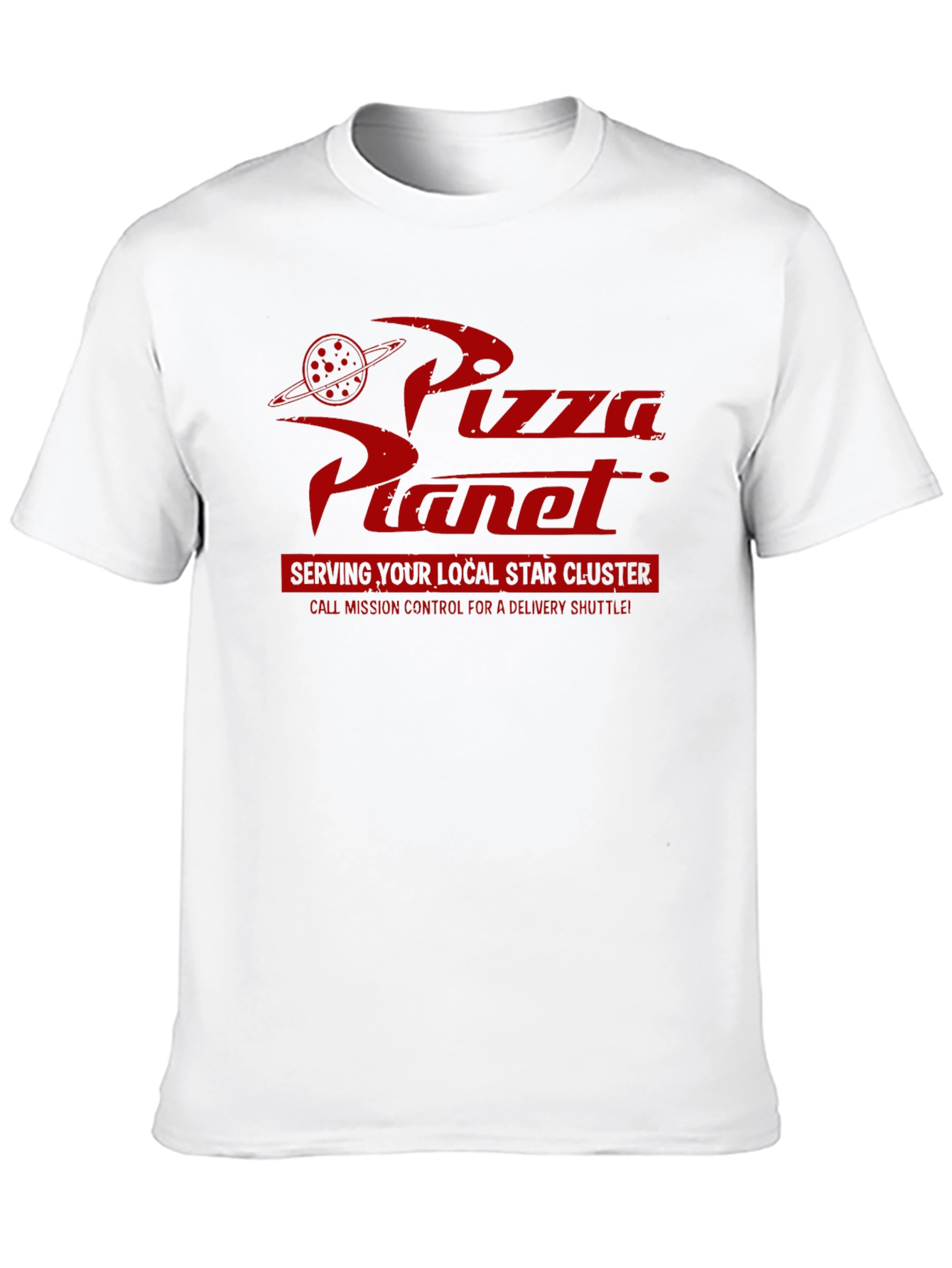 Pizza Planet T-Shirt - Serving Your Local Star Cluster