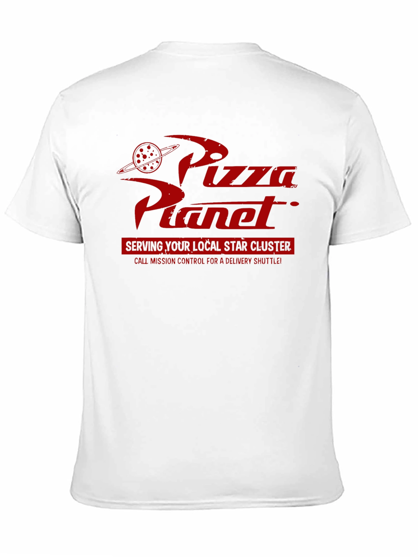 Pizza Planet T-Shirt - Serving Your Local Star Cluster