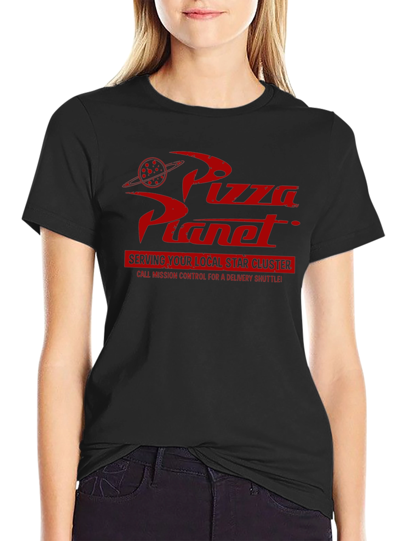 Pizza Planet T-Shirt - Serving Your Local Star Cluster