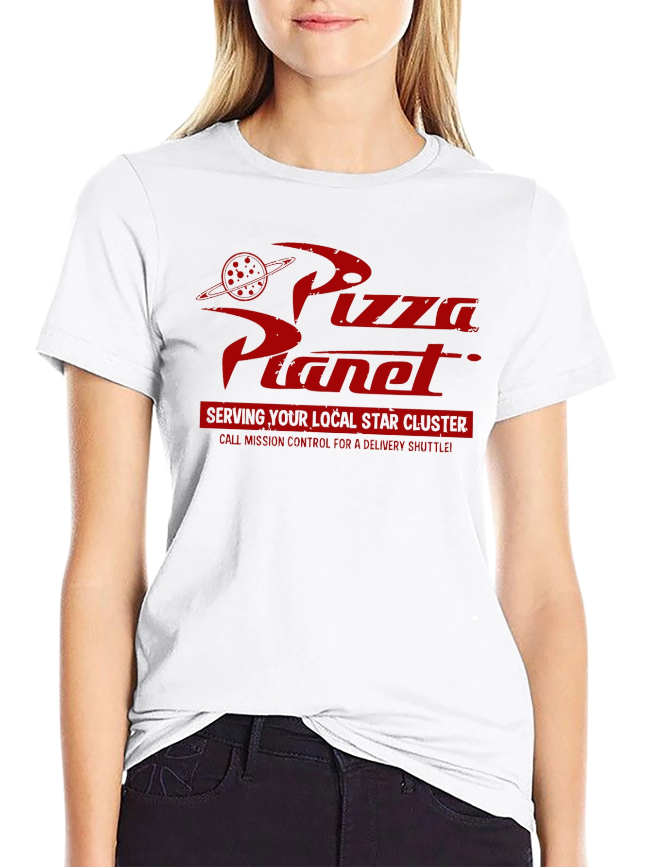 Pizza Planet T-Shirt - Serving Your Local Star Cluster