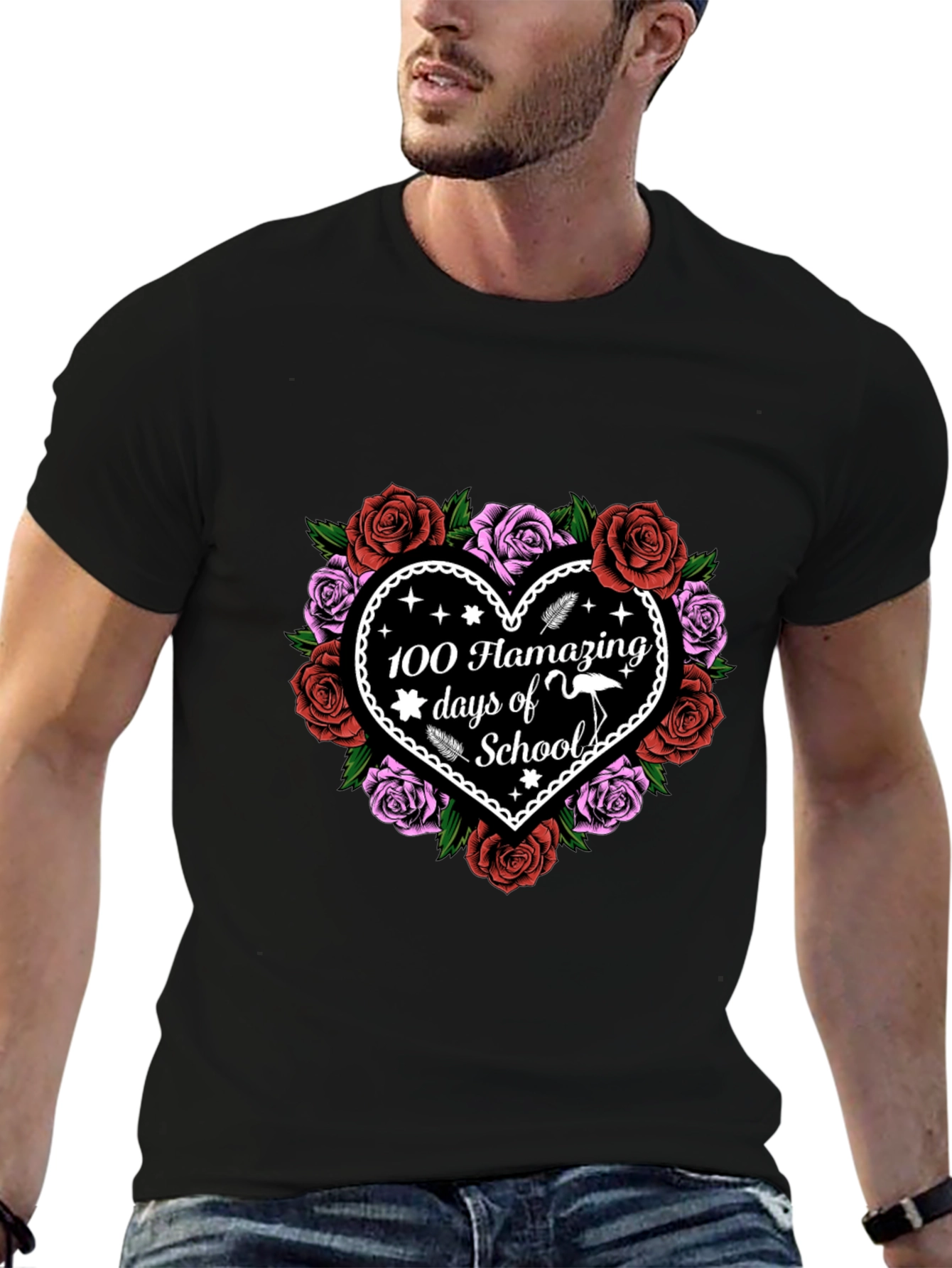 100 Days of School Flamazing T-Shirt