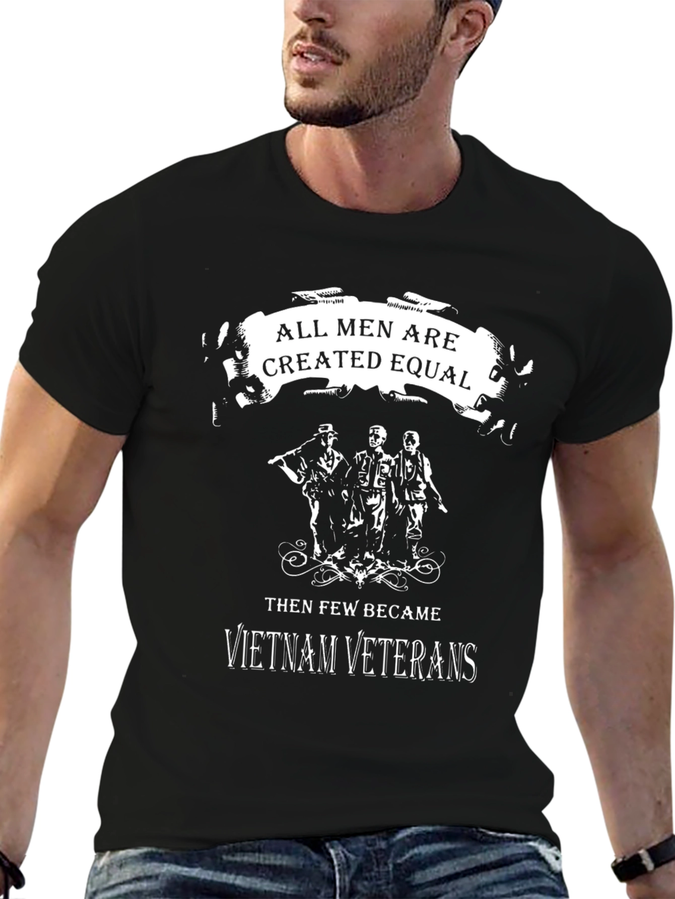 Vietnam Veteran T-Shirt: All Men are Created Equal