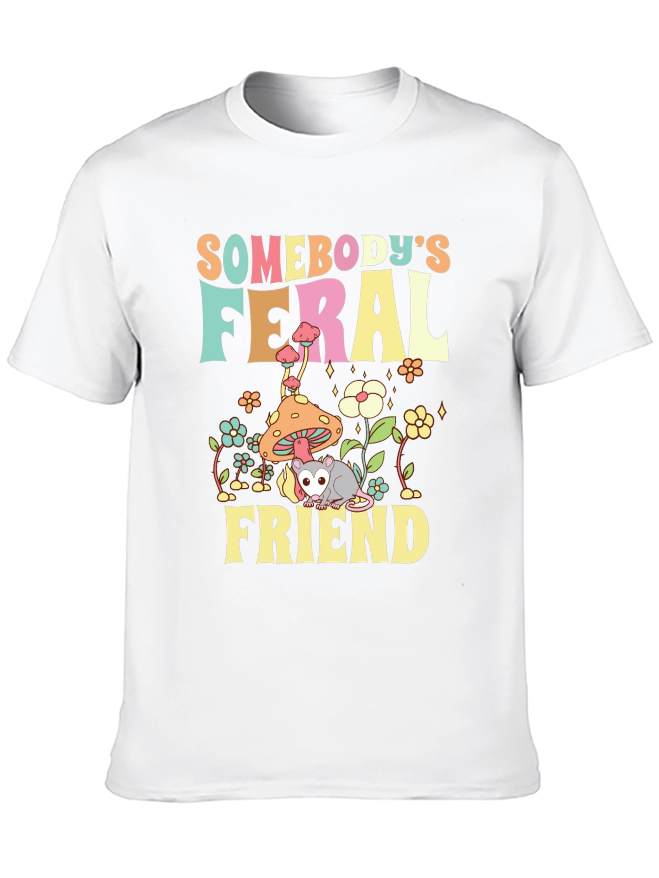 Feral Friend Graphic T-Shirt