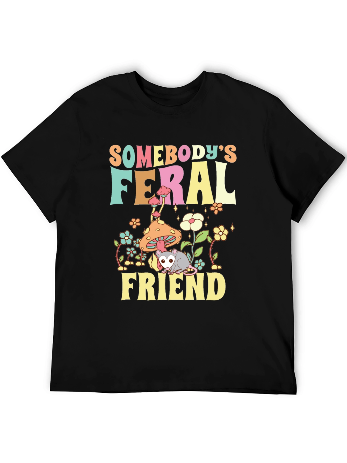 Feral Friend Graphic T-Shirt
