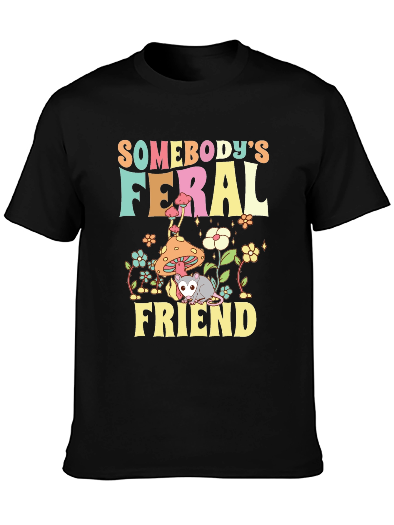 Feral Friend Graphic T-Shirt