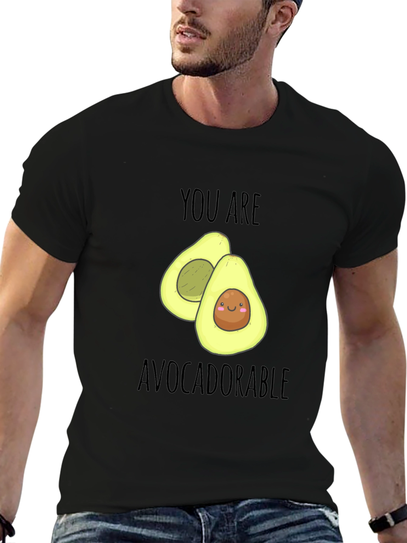You Are Avocadorable T-Shirt - Black