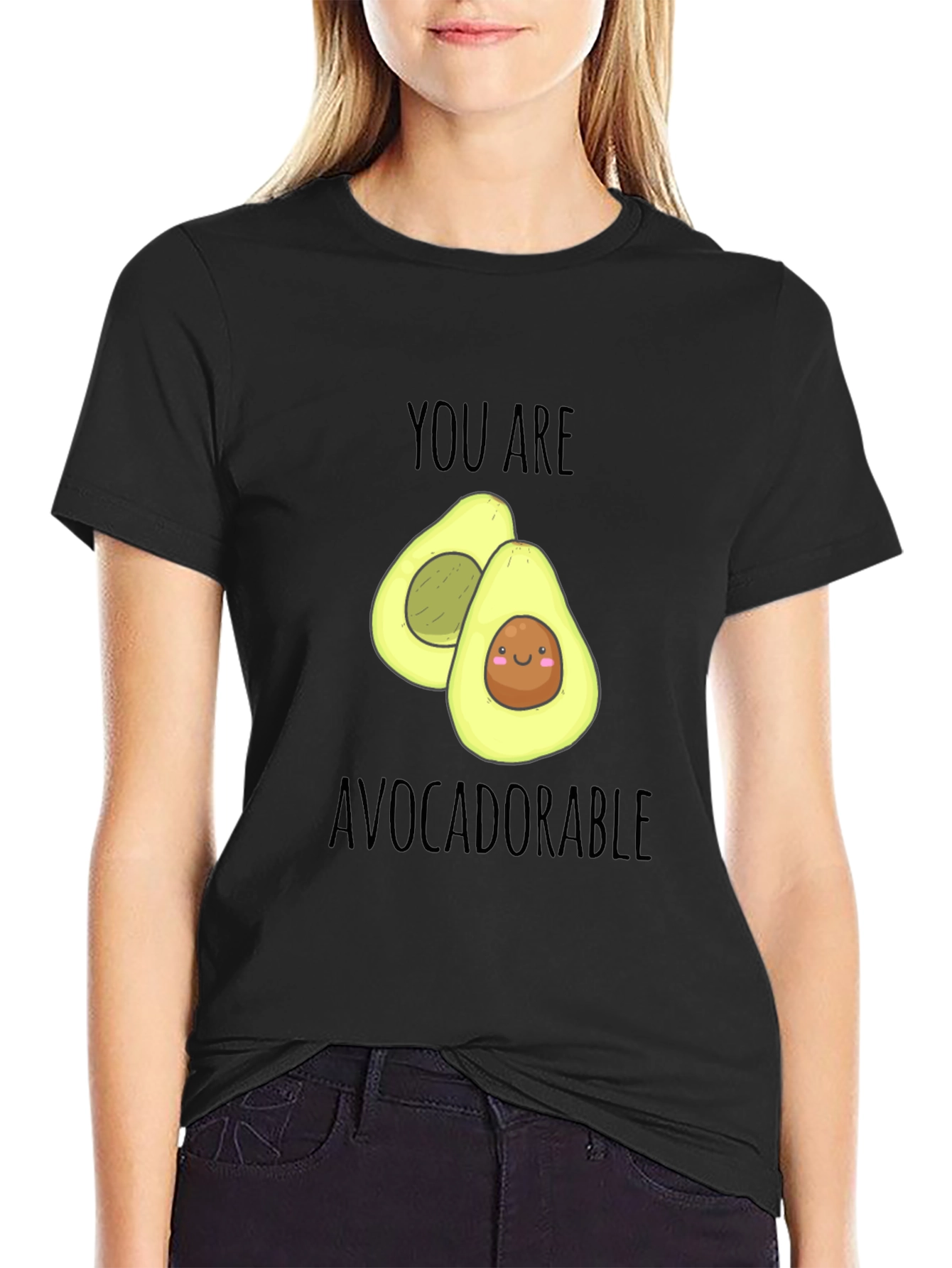 You Are Avocadorable T-Shirt - Black