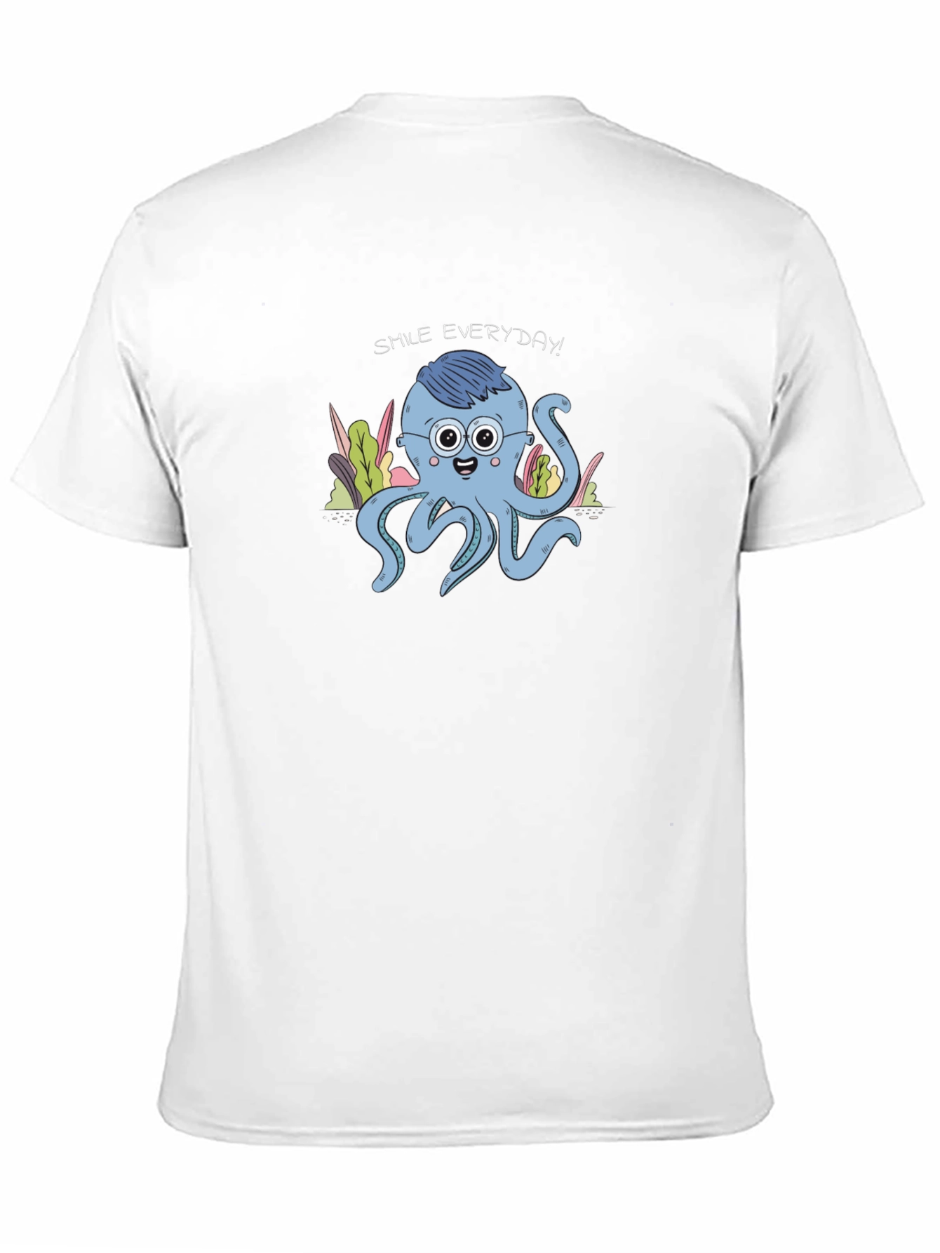 Smile Everyday Octopus Graphic Tee - Unisex