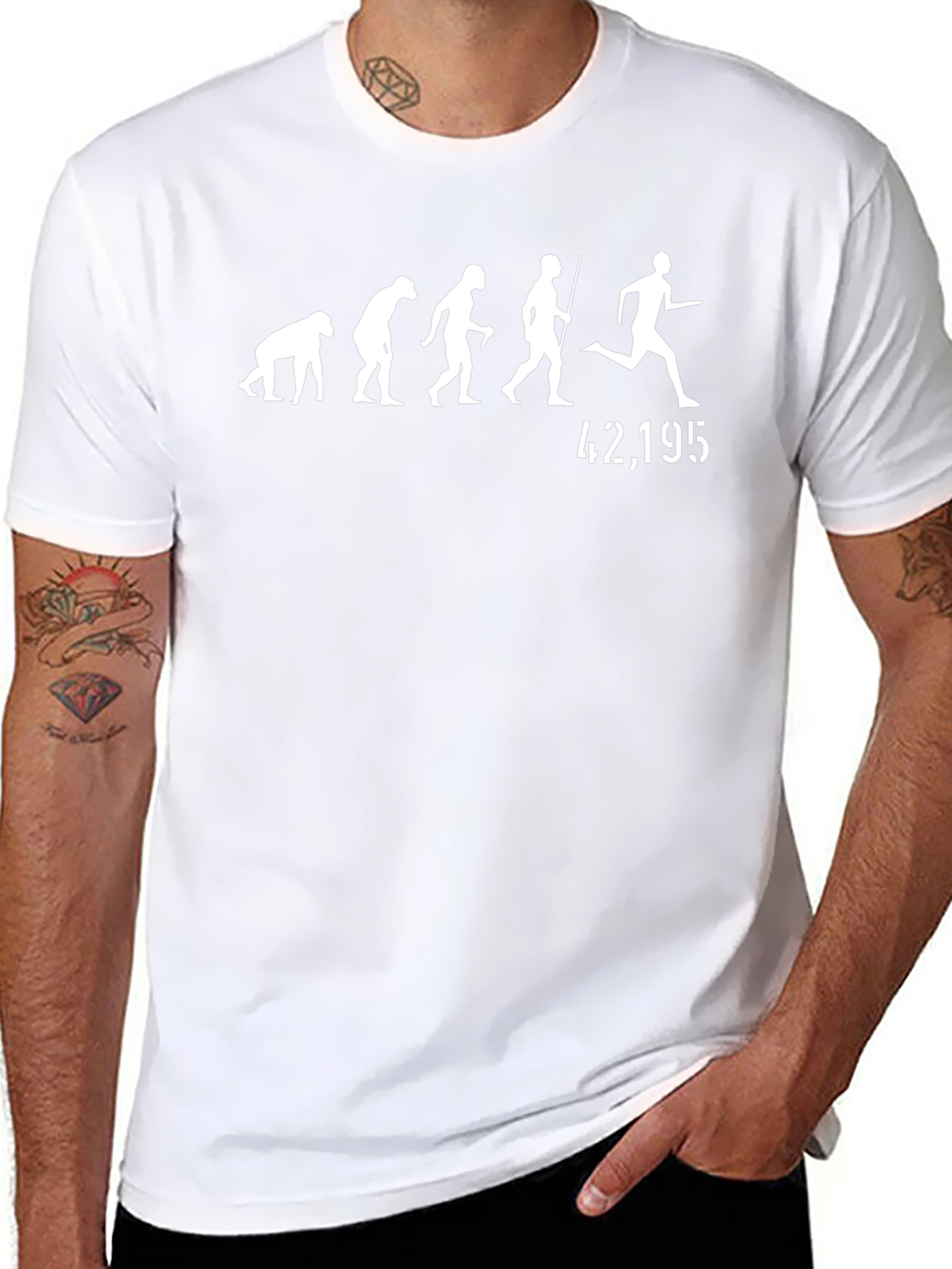 Evolution Marathon T-Shirt - 42195 Km Runner