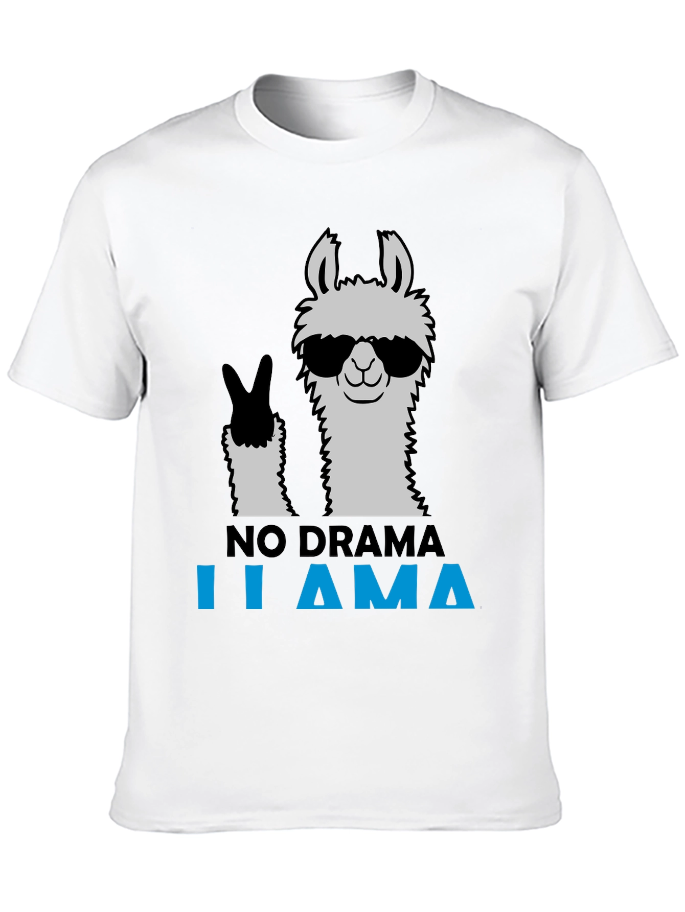 No Drama Llama Graphic Tee - Cool & Casual