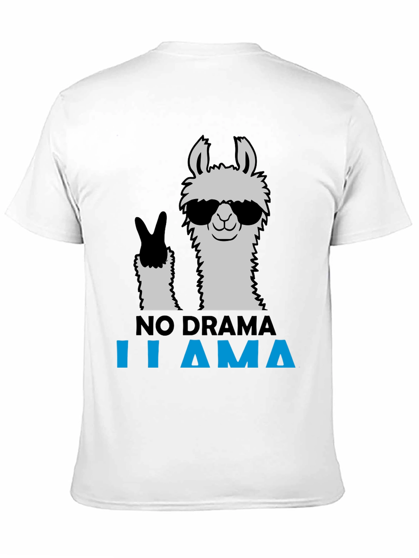 No Drama Llama Graphic Tee - Cool & Casual