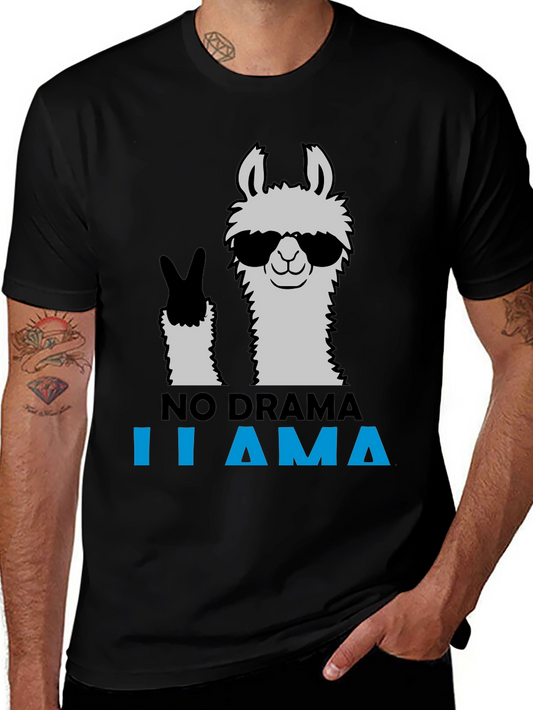 No Drama Llama Graphic Tee - Cool & Casual