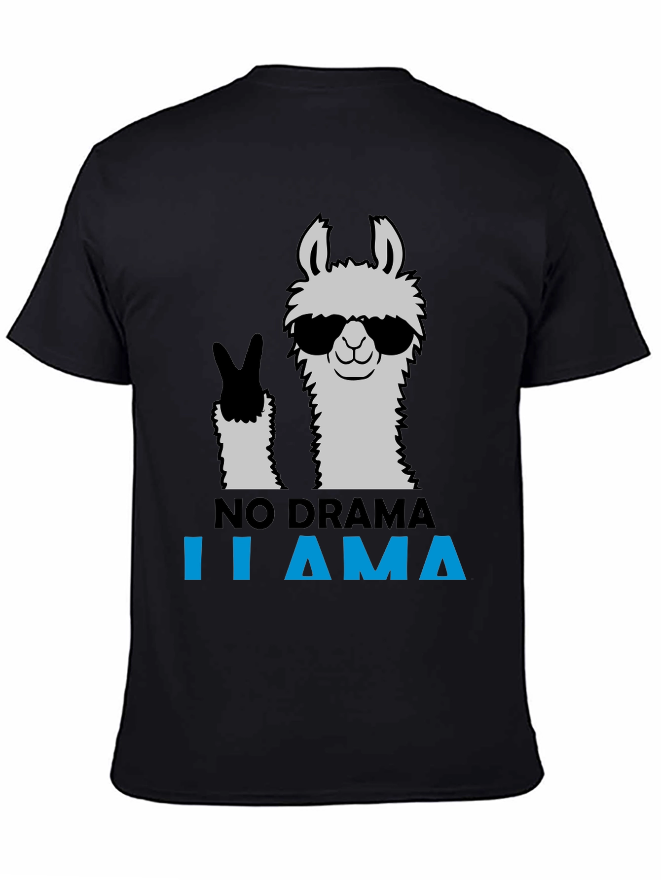 No Drama Llama Graphic Tee - Cool & Casual