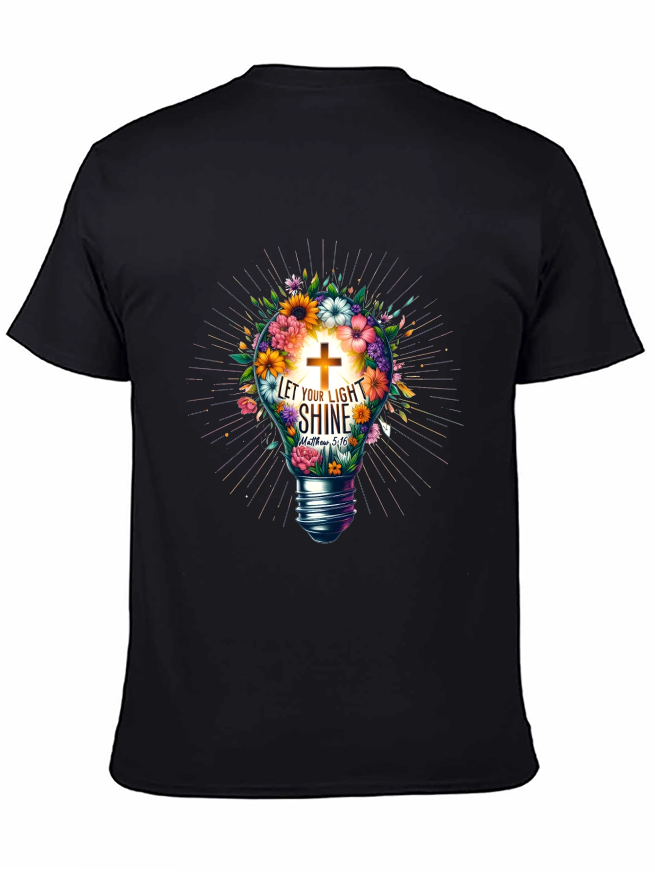 Faith Bloom Tee - Let Your Light Shine T-Shirt