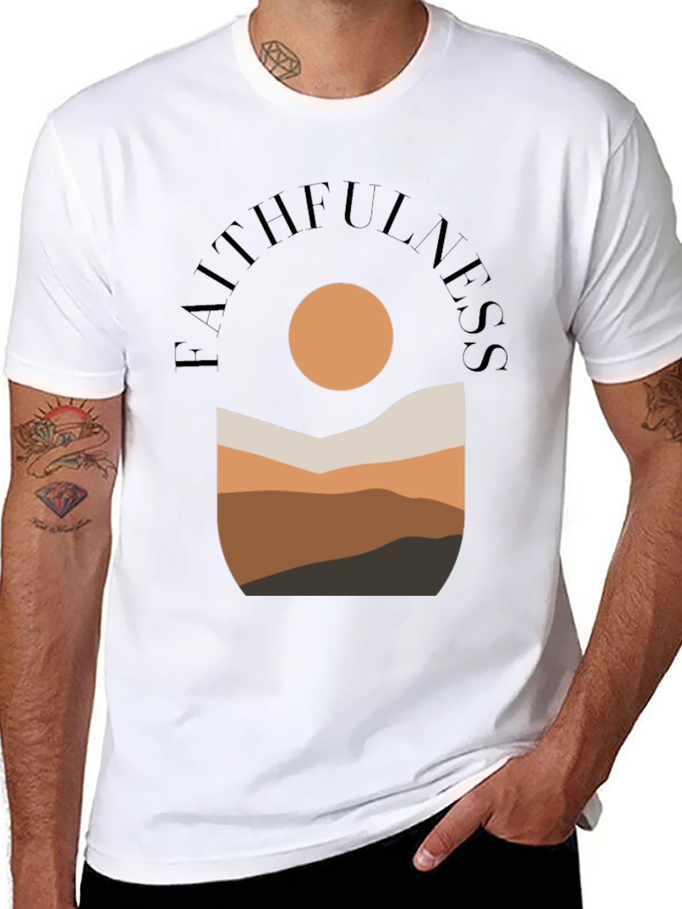 Faithfulness Mountain Graphic Tee