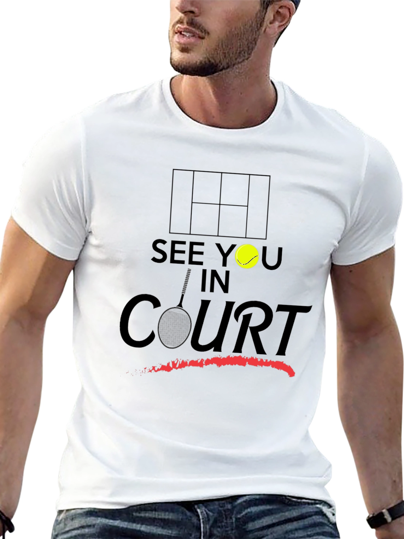 See You In Court T-Shirt - Tennis Player Tee