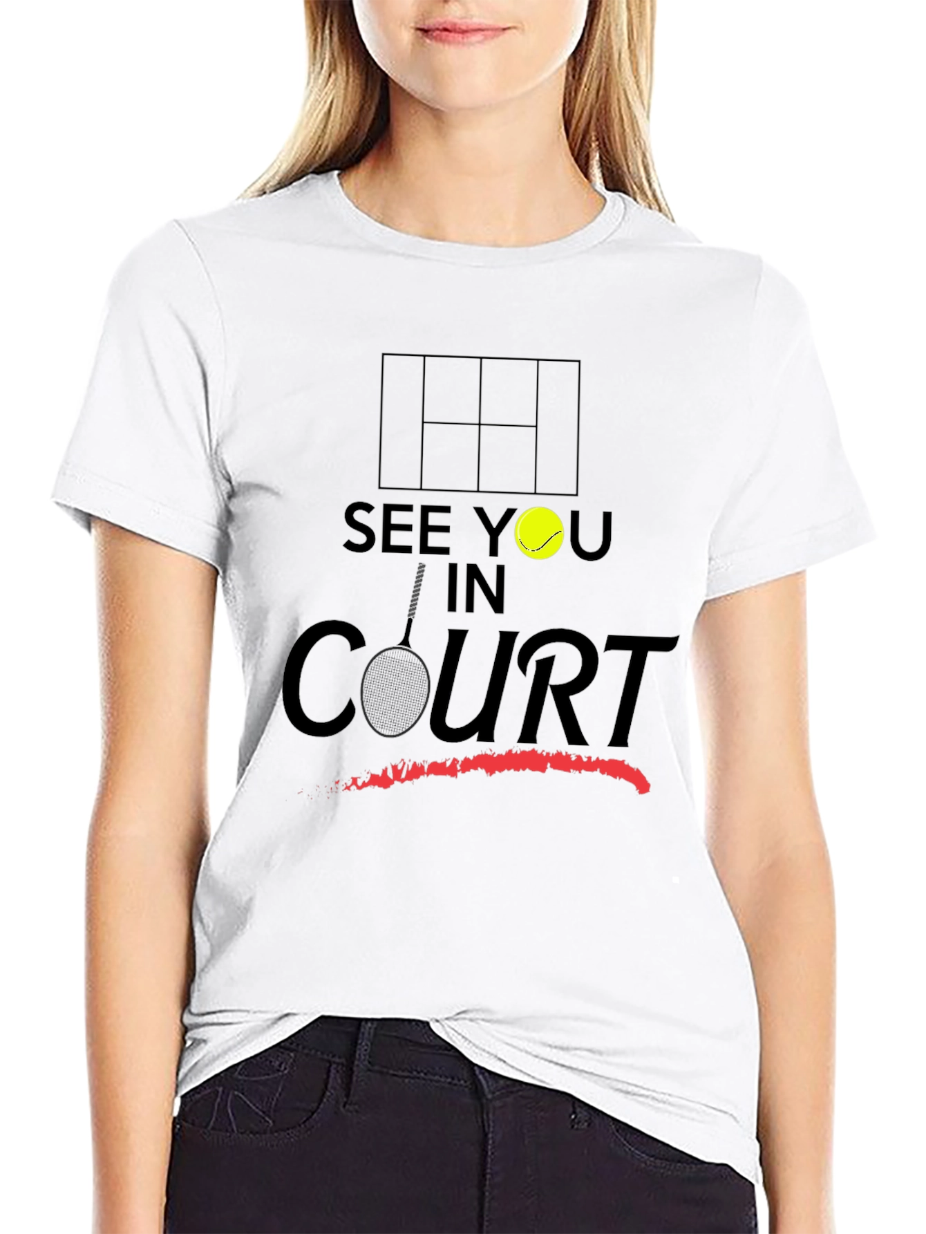 See You In Court T-Shirt - Tennis Player Tee