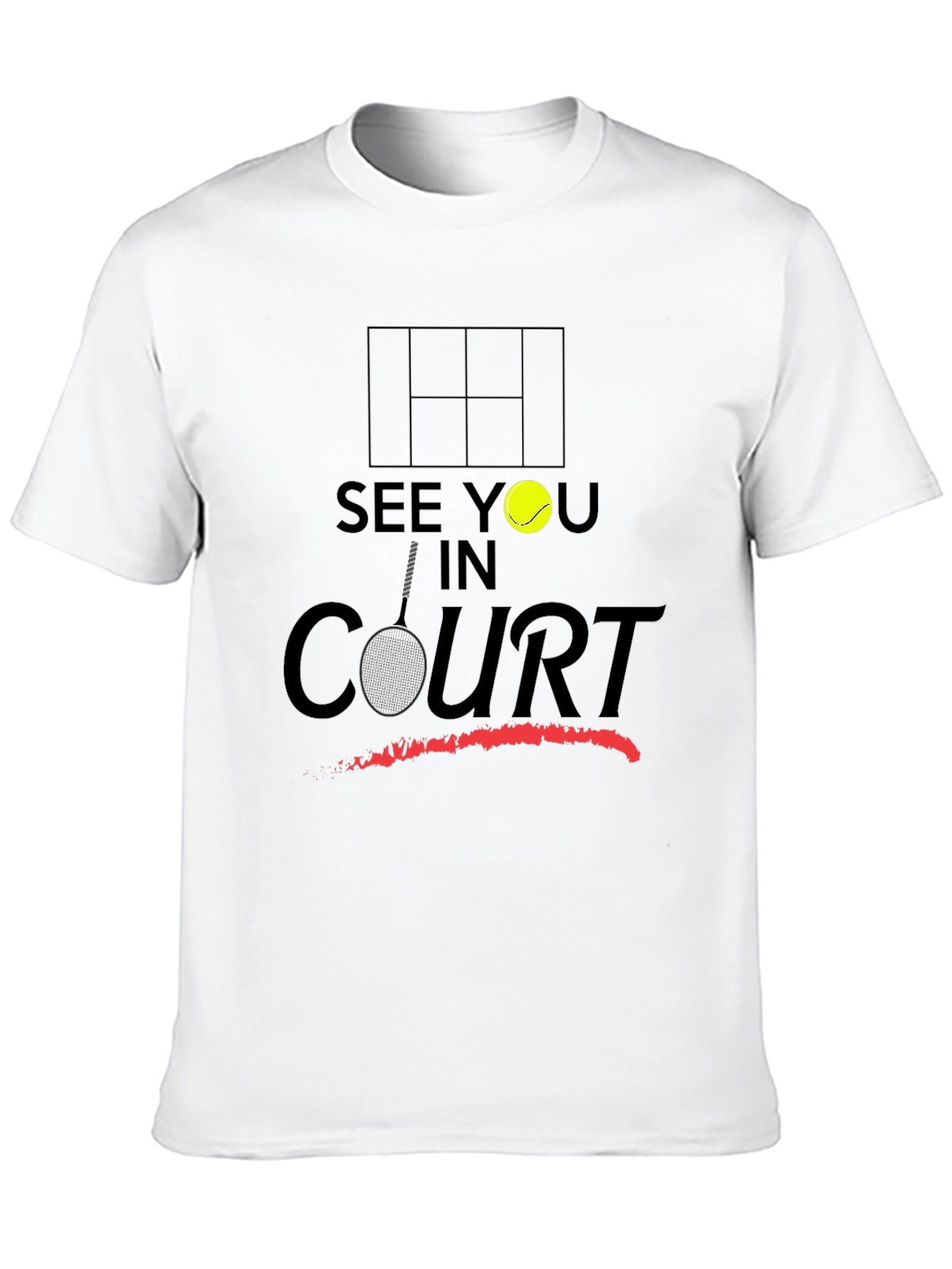 See You In Court T-Shirt - Tennis Player Tee