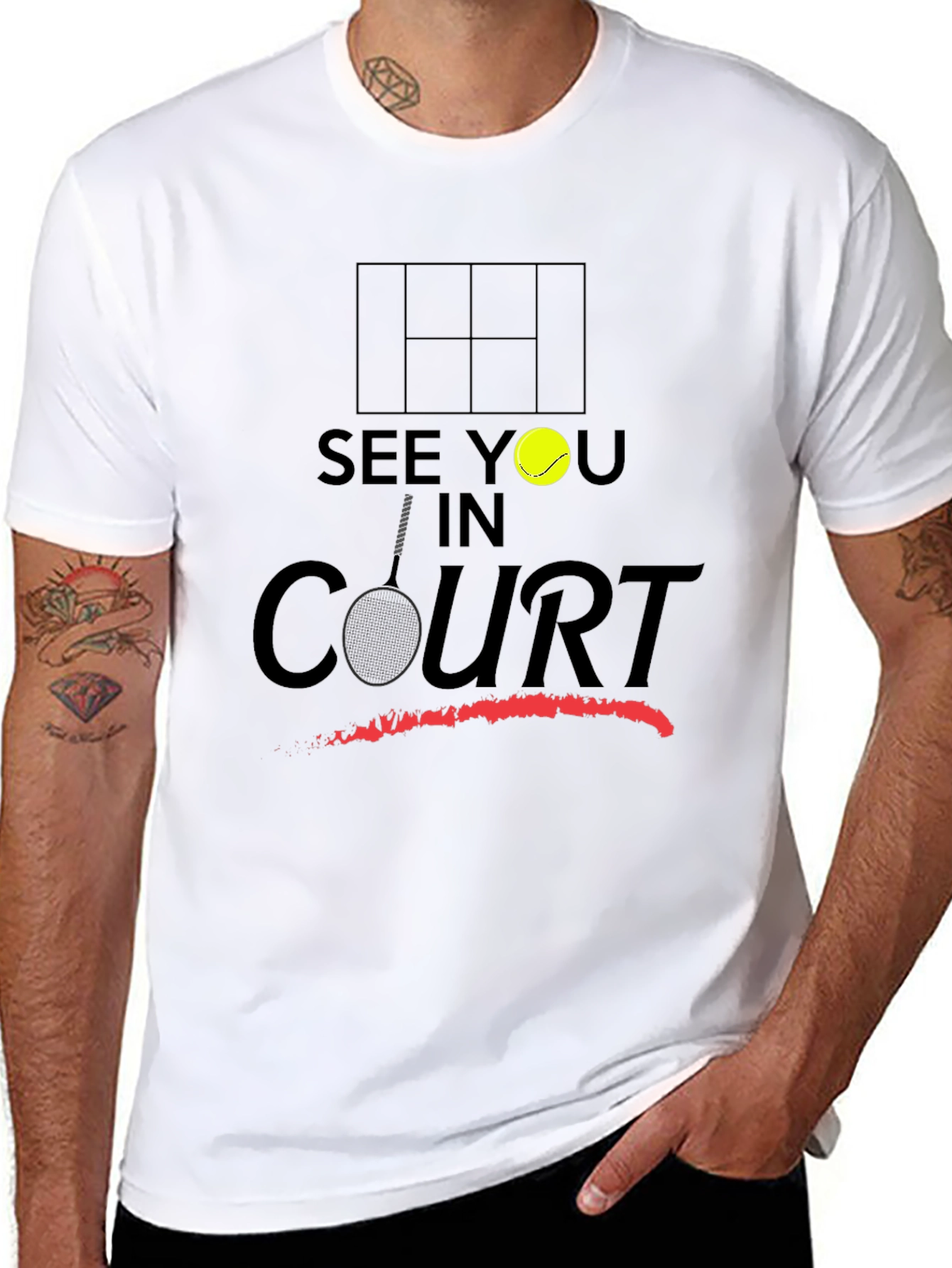 See You In Court T-Shirt - Tennis Player Tee