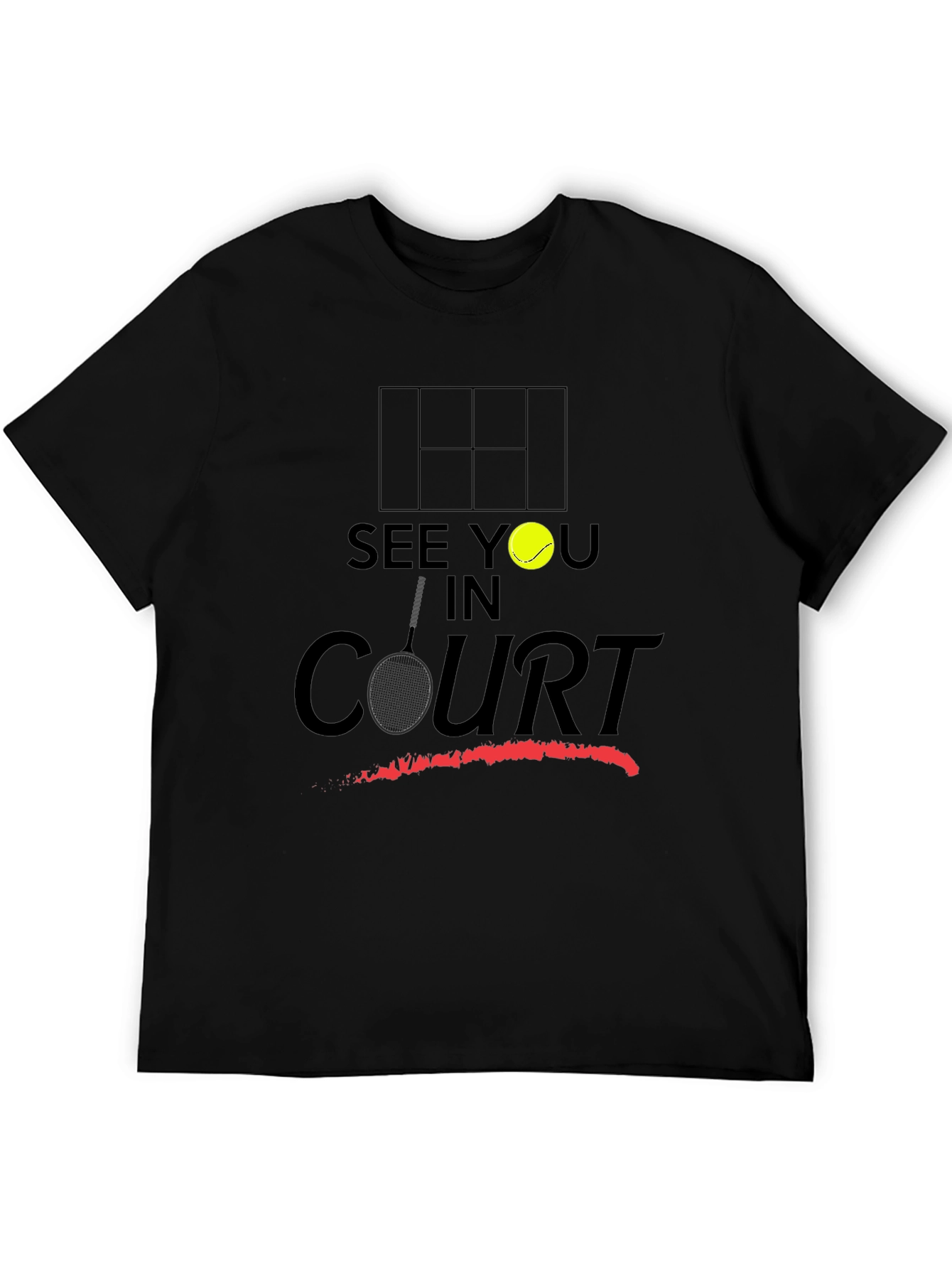 See You In Court T-Shirt - Tennis Player Tee