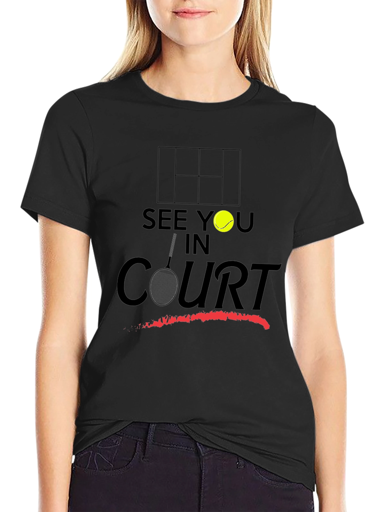 See You In Court T-Shirt - Tennis Player Tee