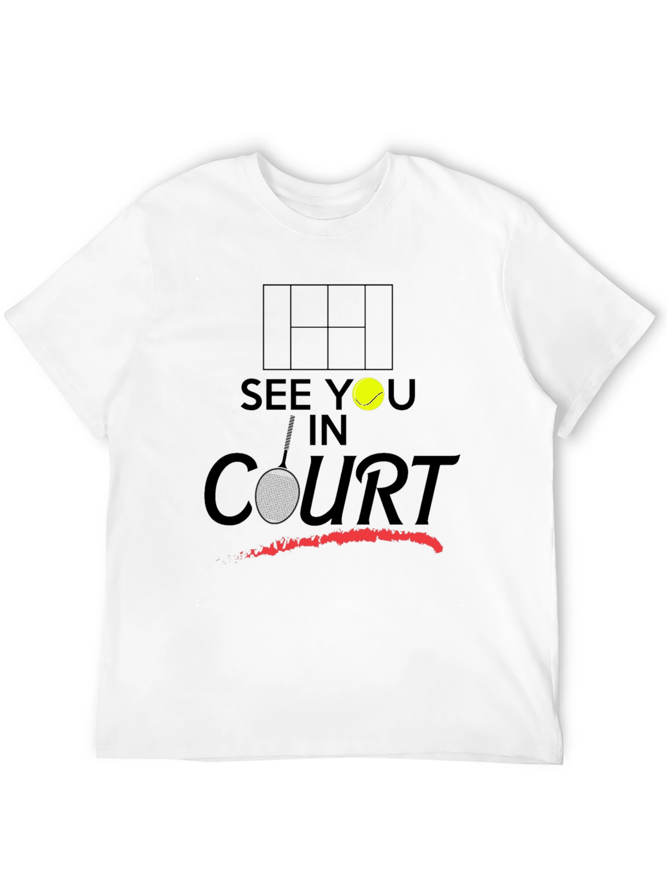 See You In Court T-Shirt - Tennis Player Tee