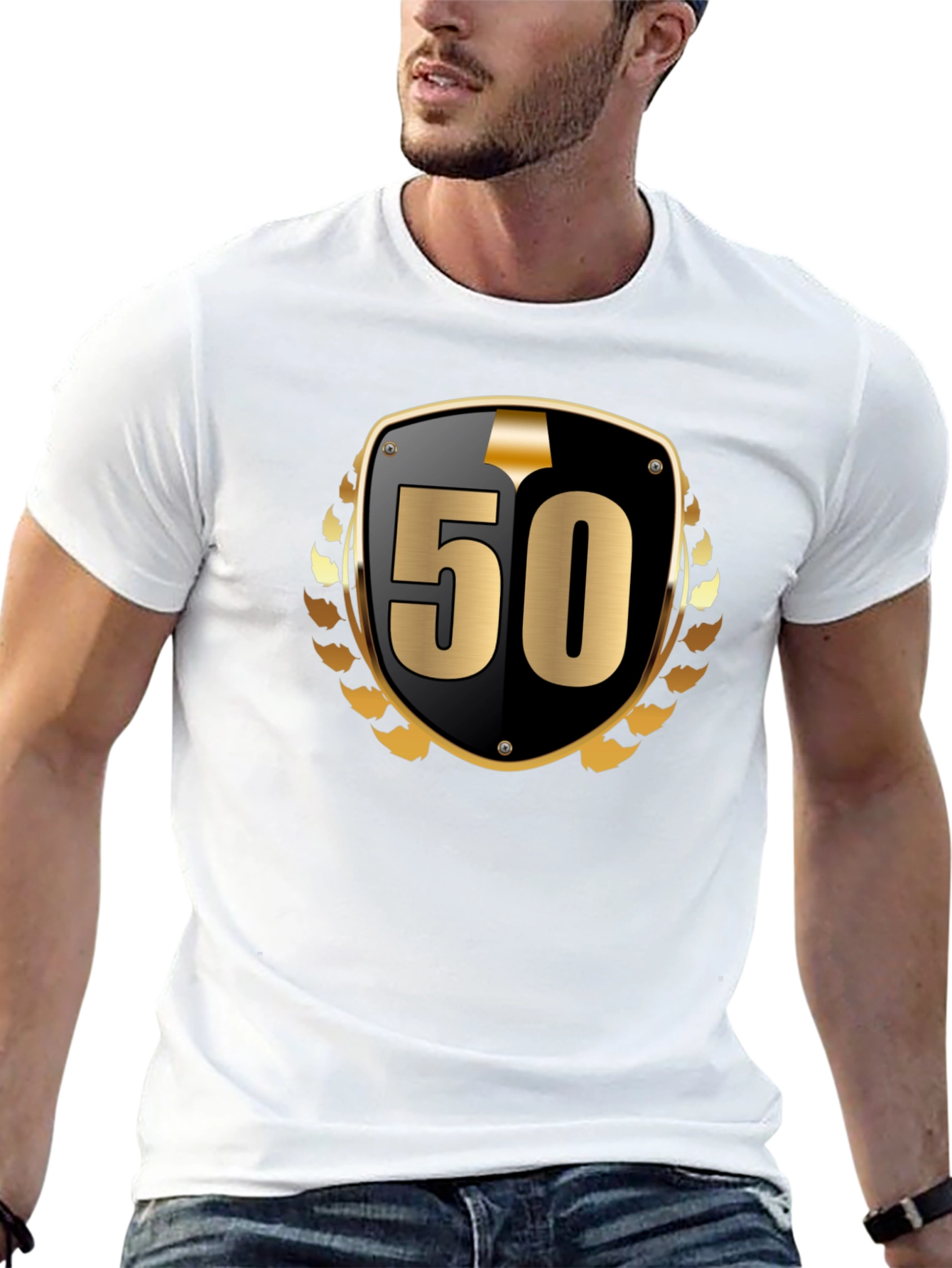 50th Anniversary Black Graphic Tee