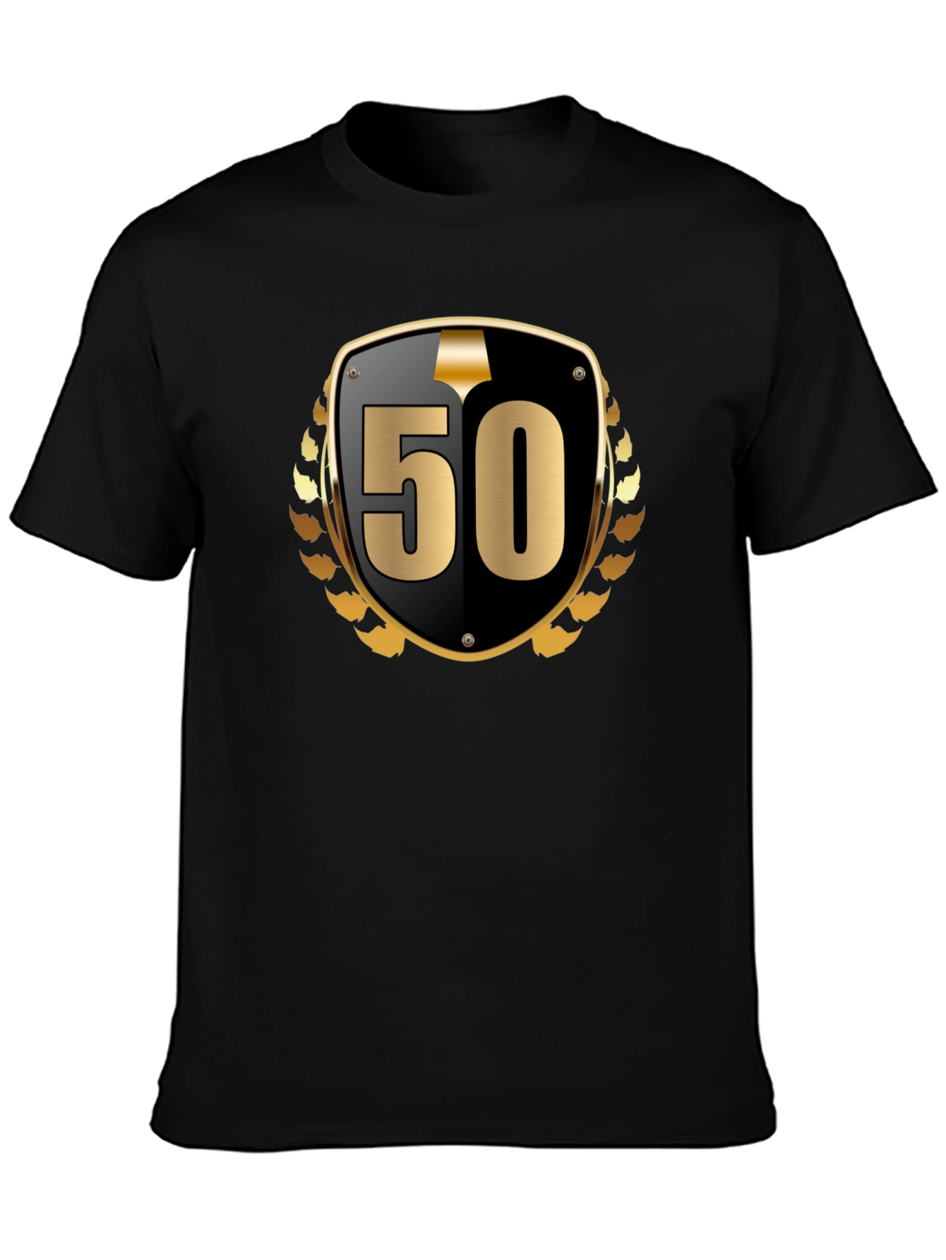 50th Anniversary Black Graphic Tee