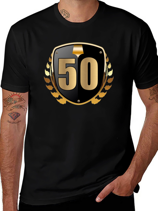 50th Anniversary Black Graphic Tee