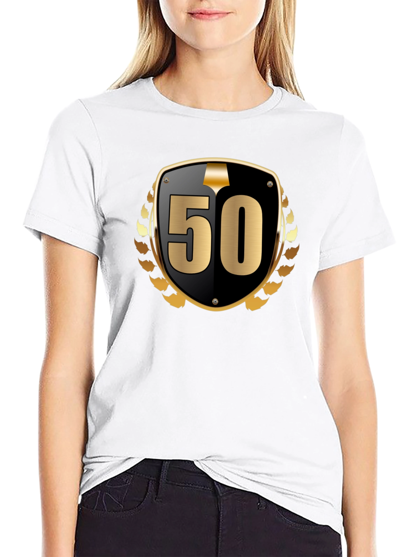 50th Anniversary Black Graphic Tee