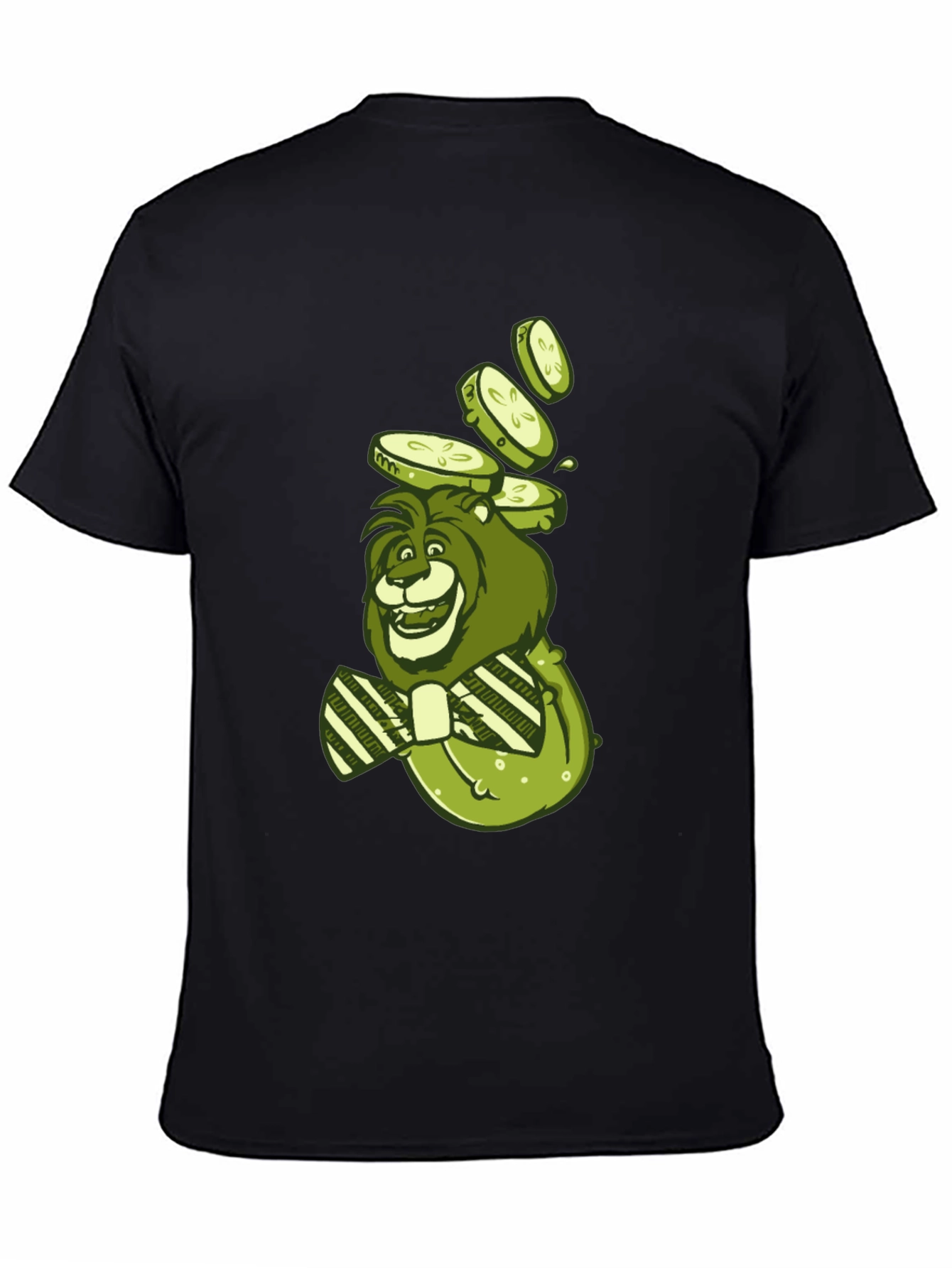 Lion with Cucumbers Graphic Tee