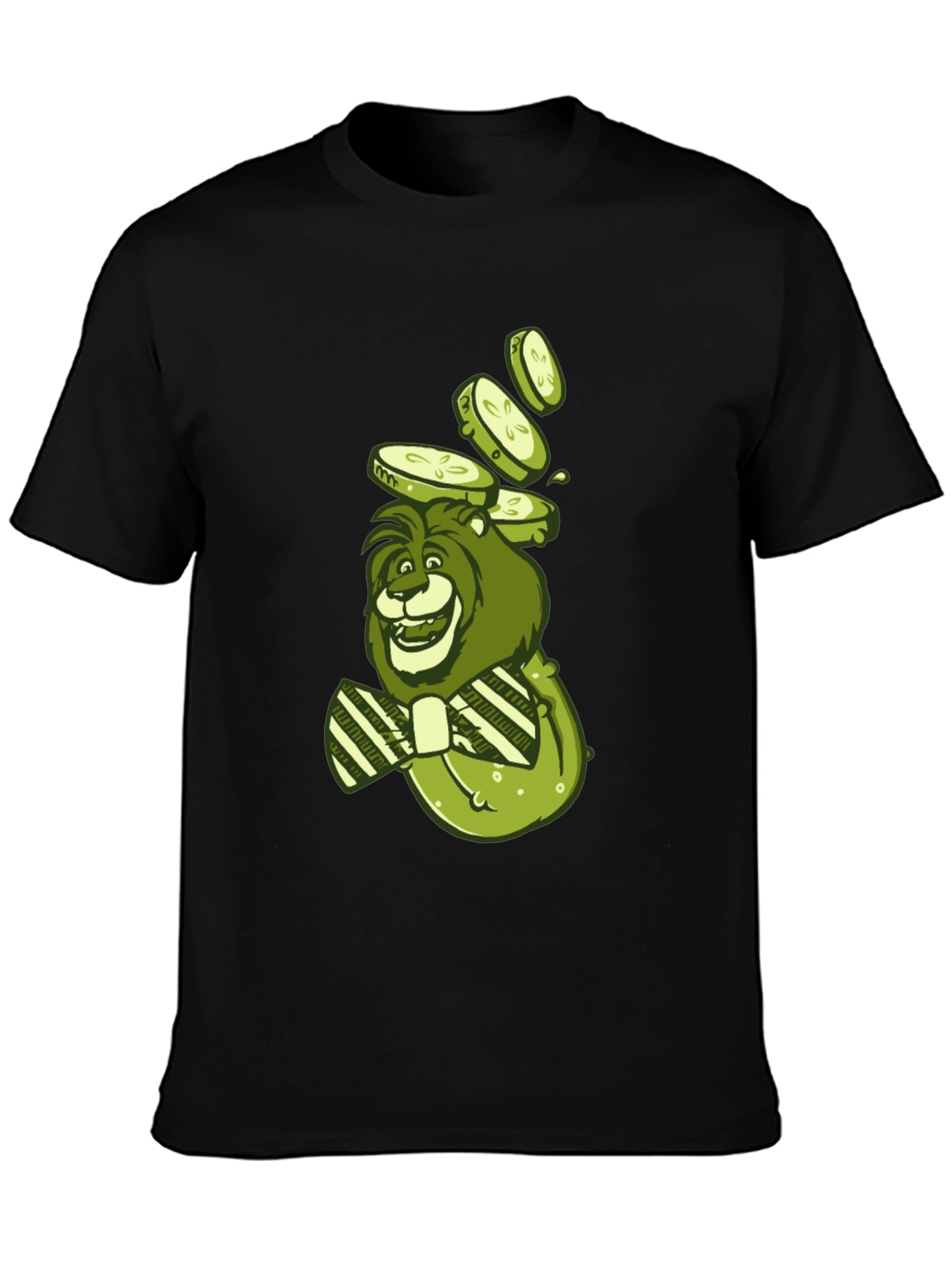 Lion with Cucumbers Graphic Tee