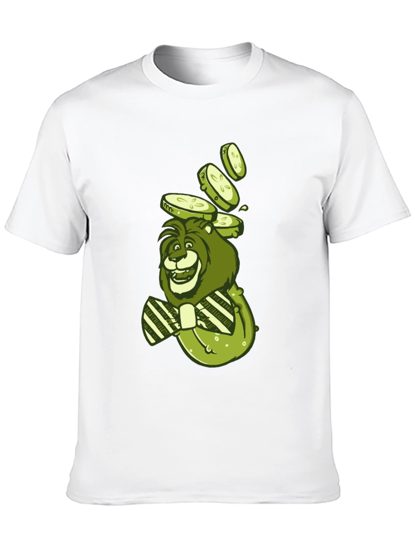 Lion with Cucumbers Graphic Tee