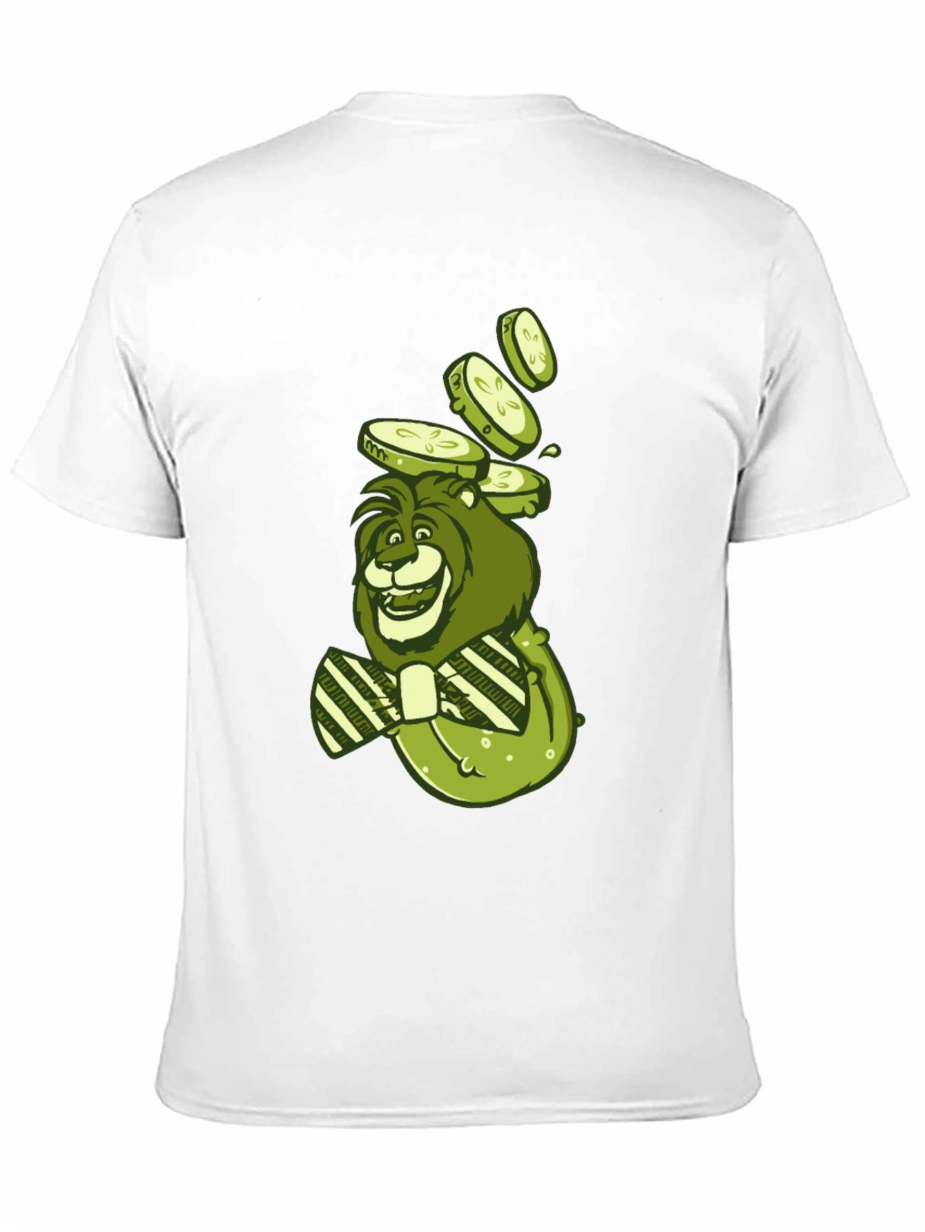 Lion with Cucumbers Graphic Tee