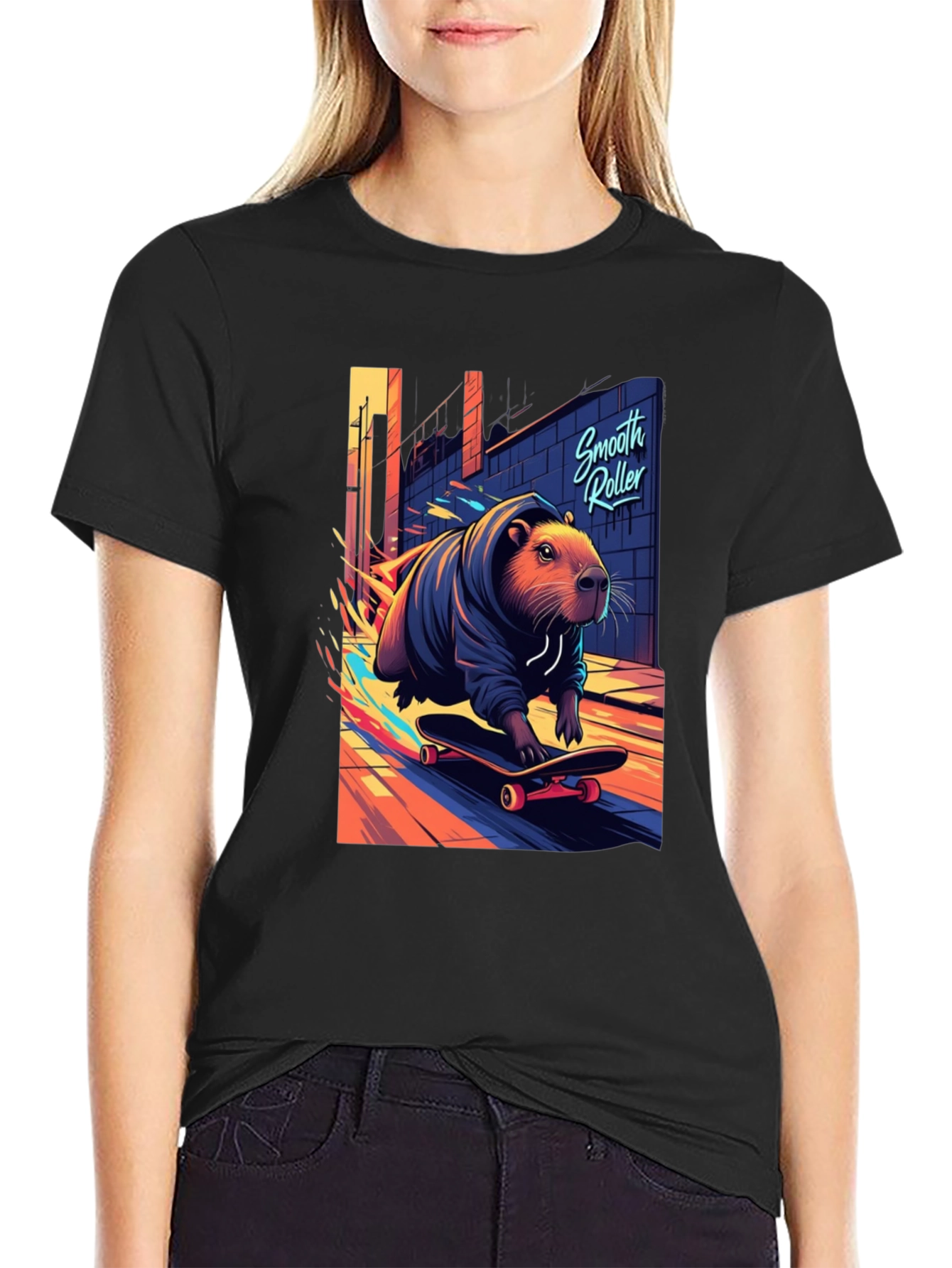 Smooth Roller Capybara T-Shirt