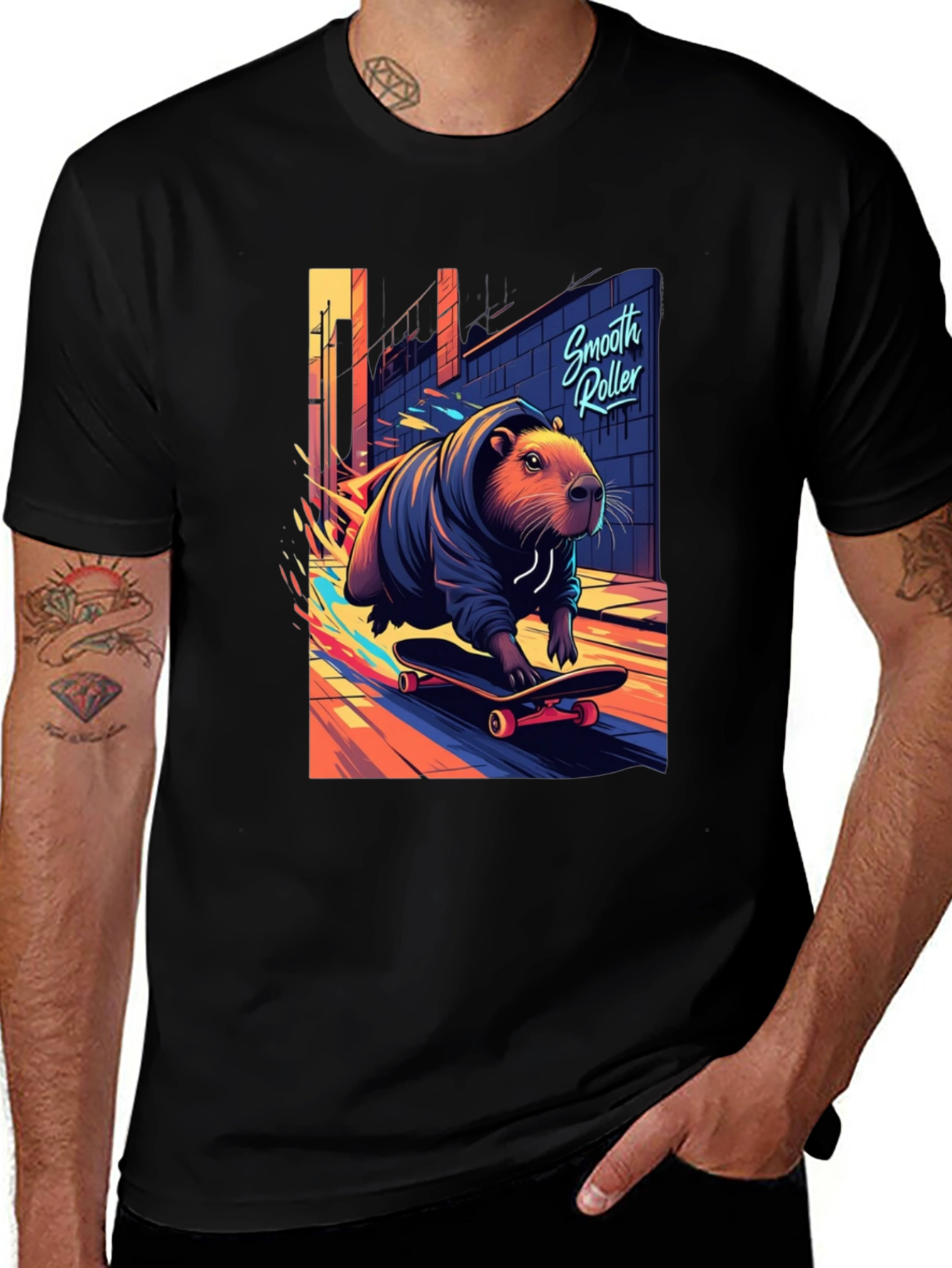 Smooth Roller Capybara T-Shirt