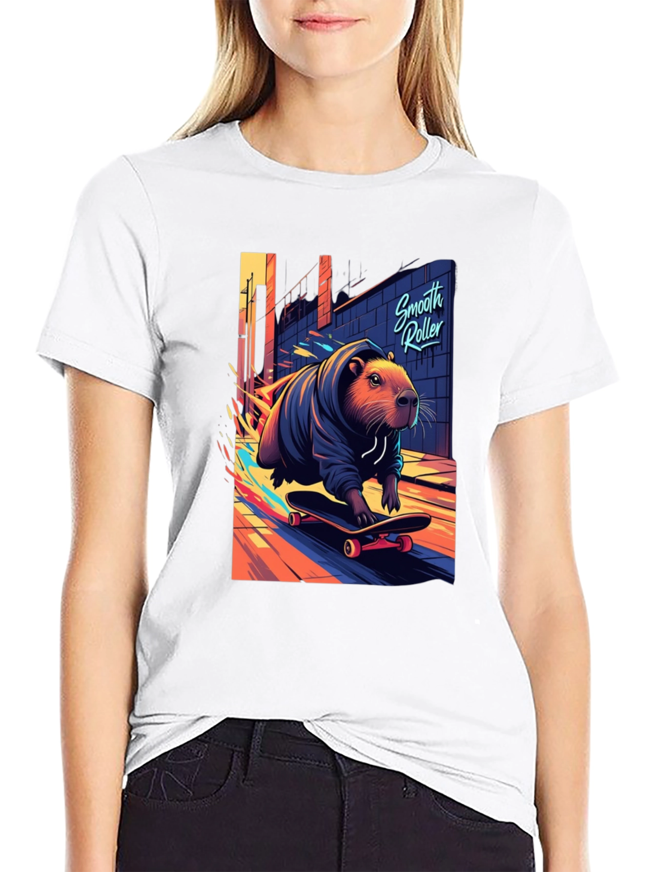 Smooth Roller Capybara T-Shirt