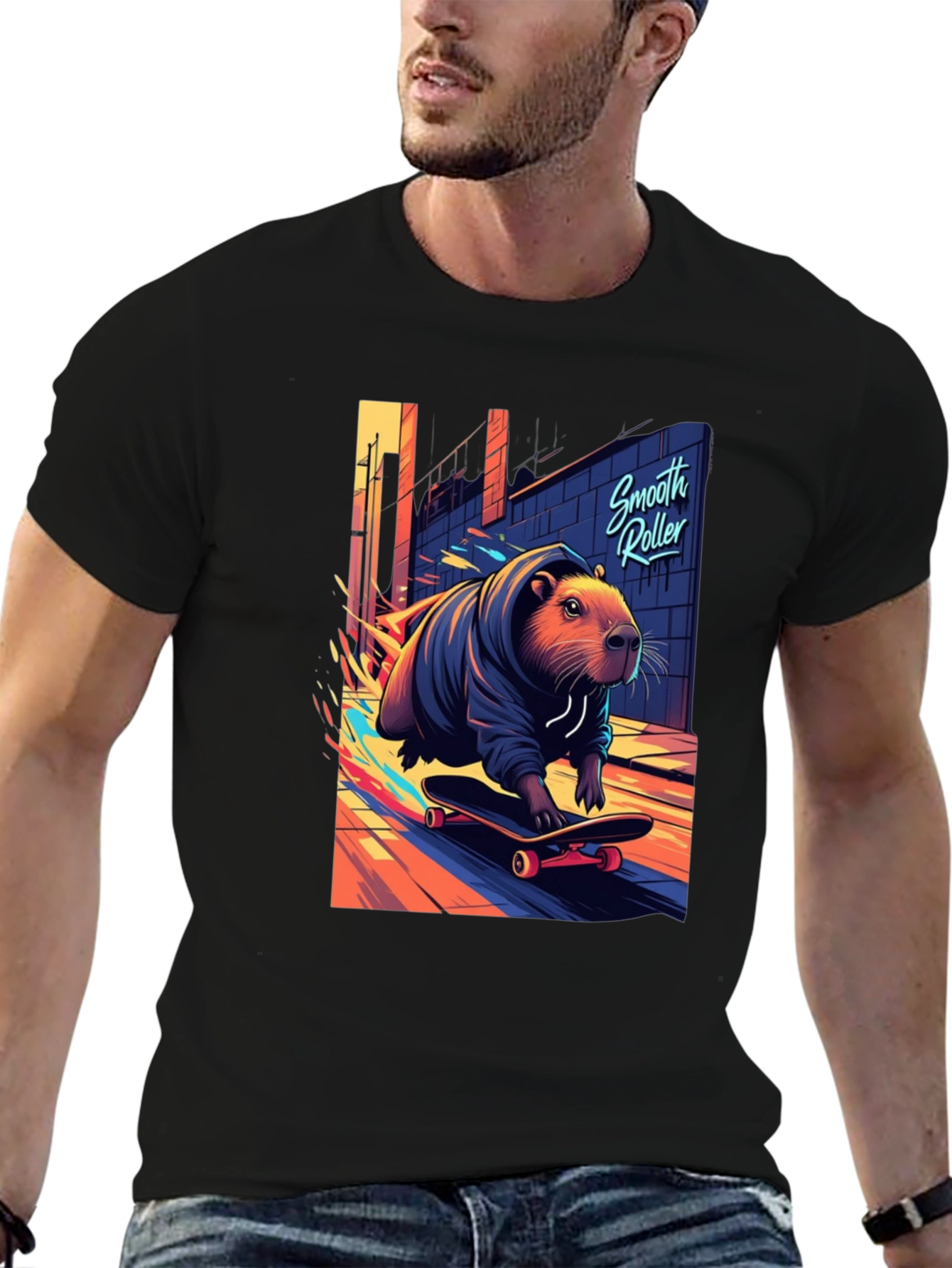 Smooth Roller Capybara T-Shirt