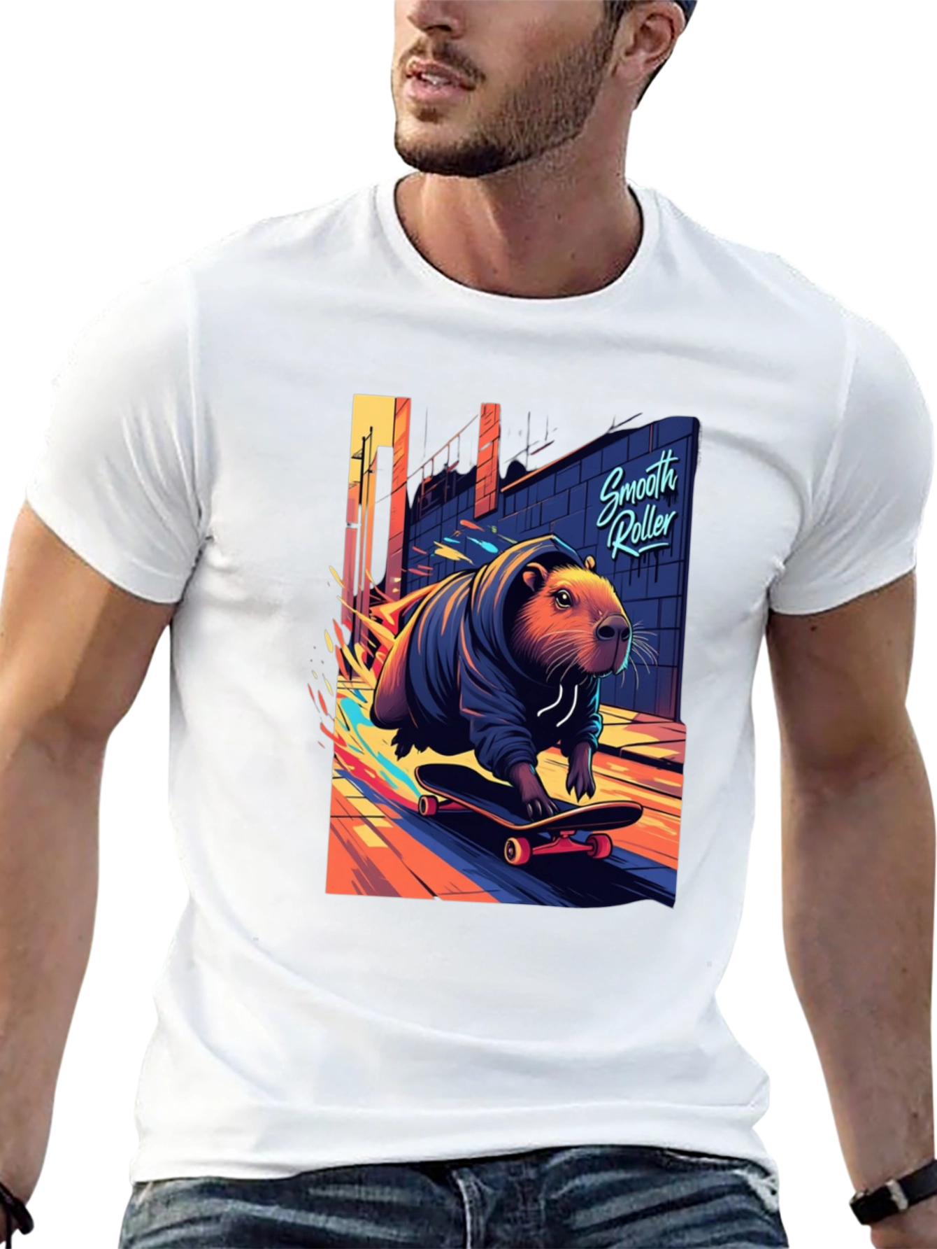 Smooth Roller Capybara T-Shirt
