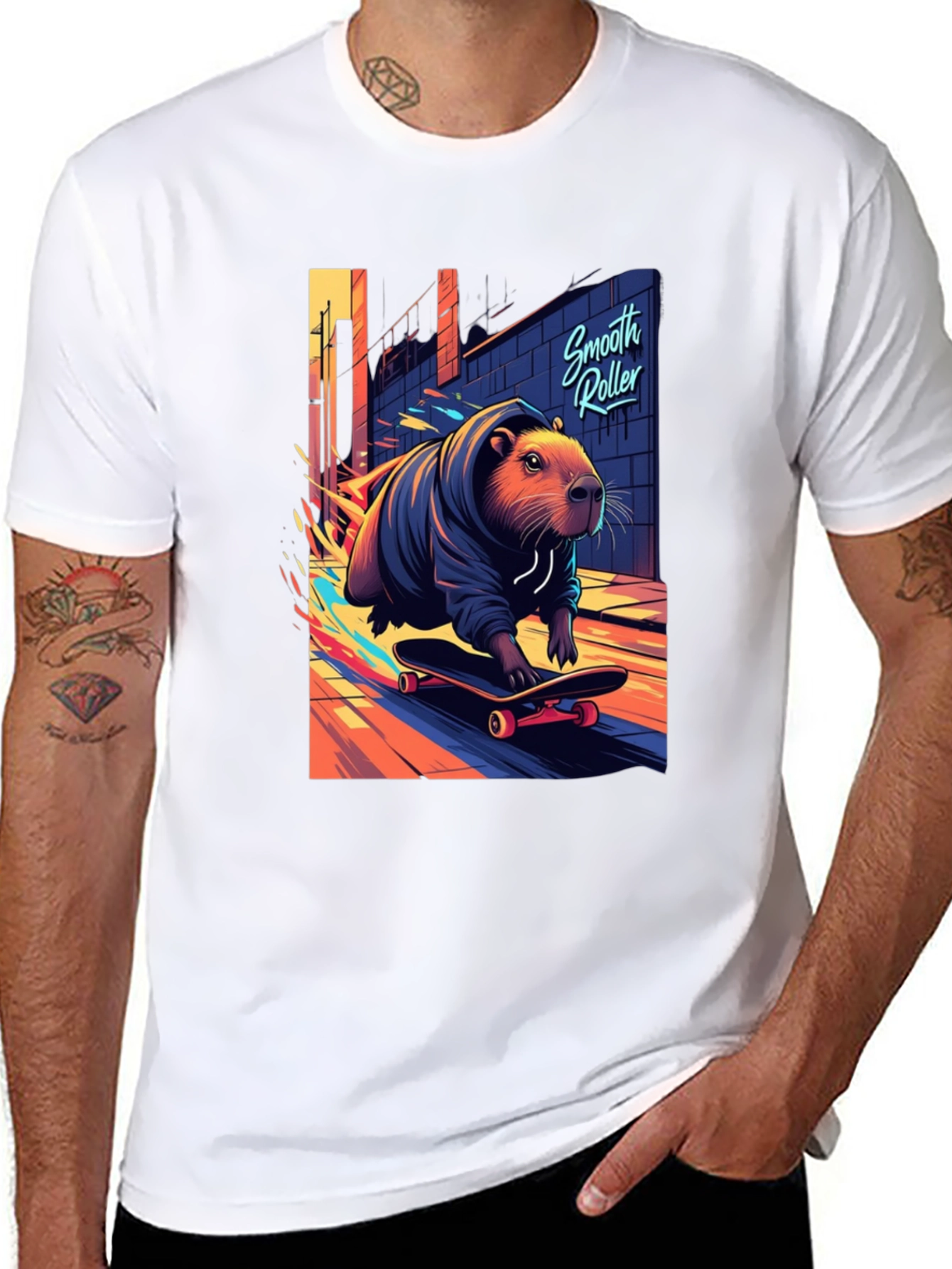 Smooth Roller Capybara T-Shirt