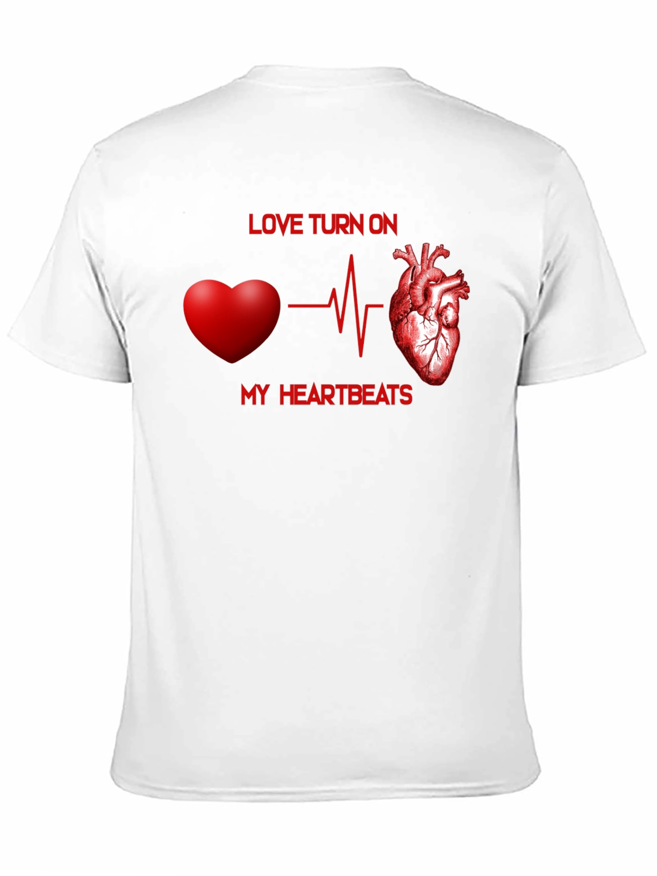 Love Heartbeat T-Shirt - Express Your Passion