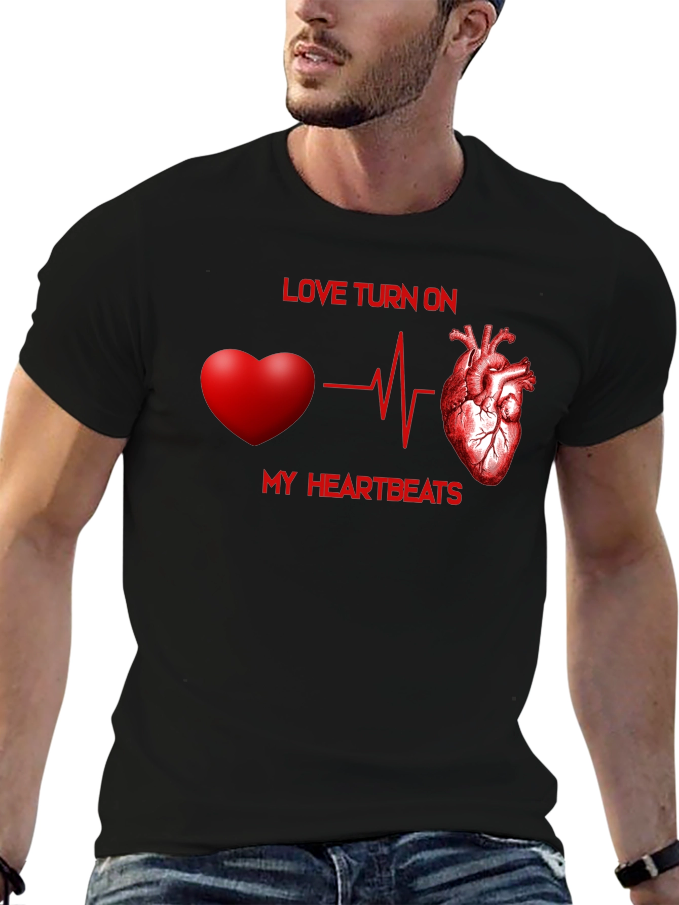 Love Heartbeat T-Shirt - Express Your Passion