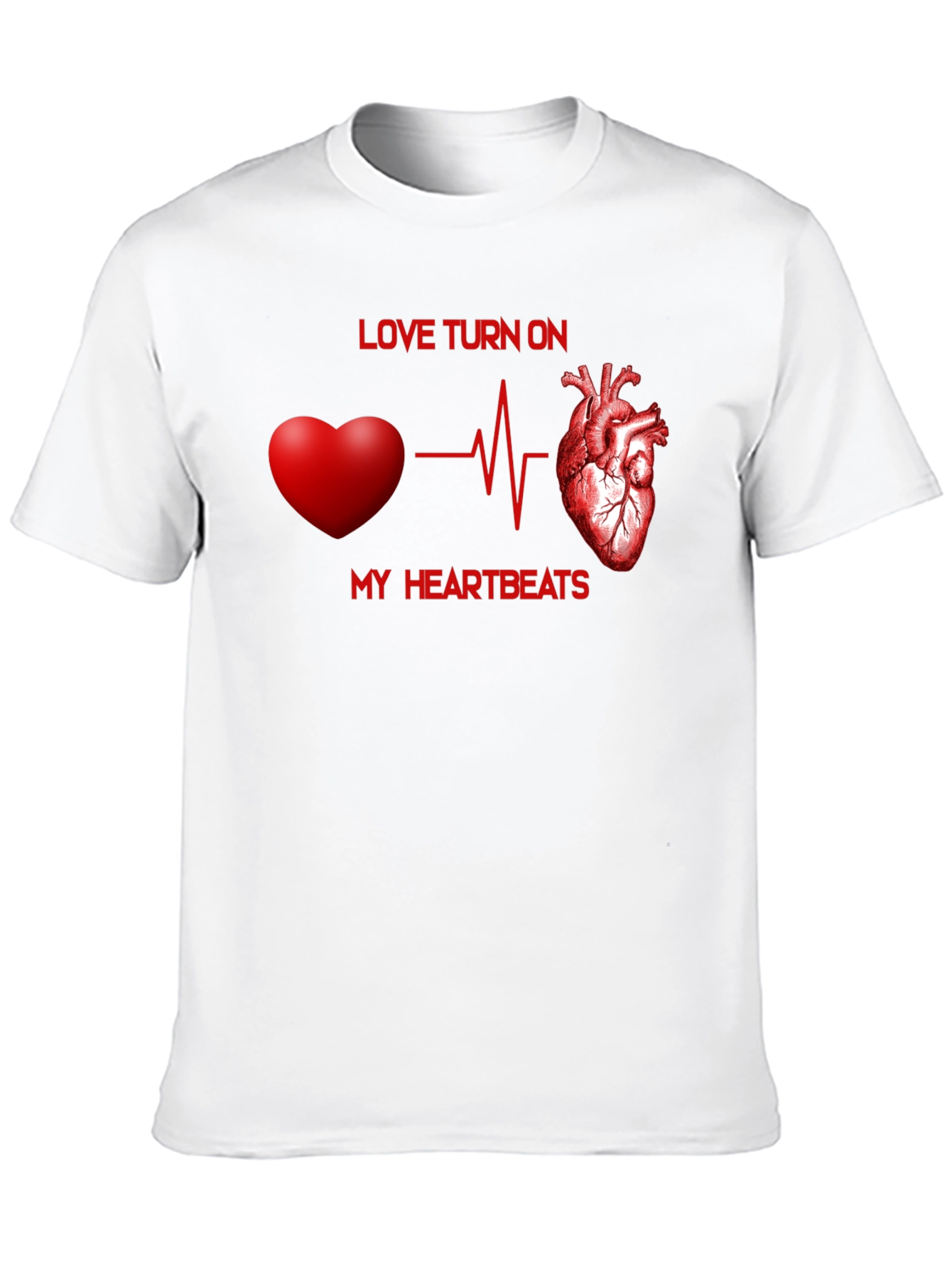 Love Heartbeat T-Shirt - Express Your Passion