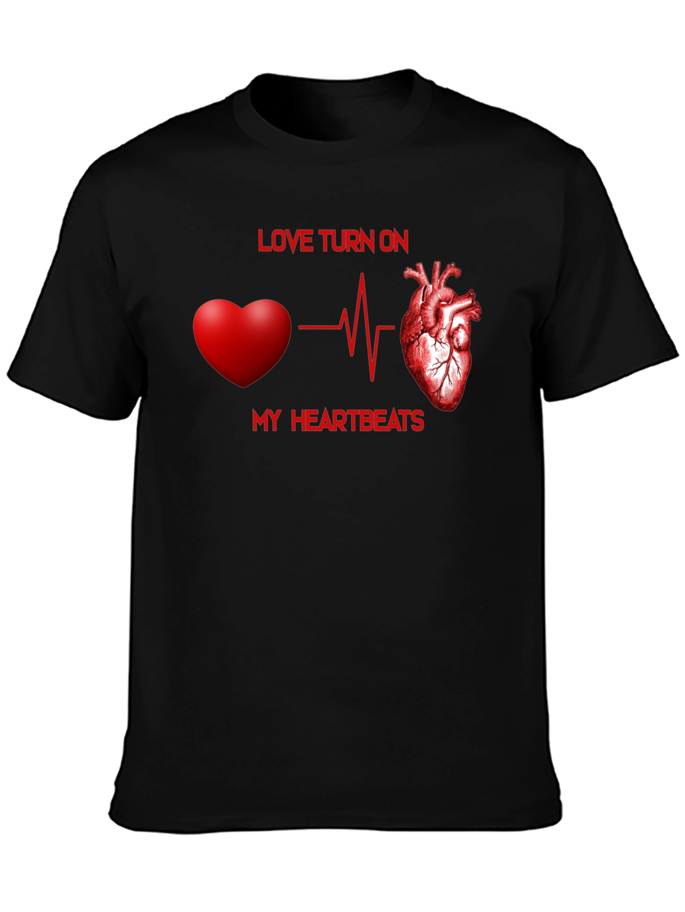 Love Heartbeat T-Shirt - Express Your Passion