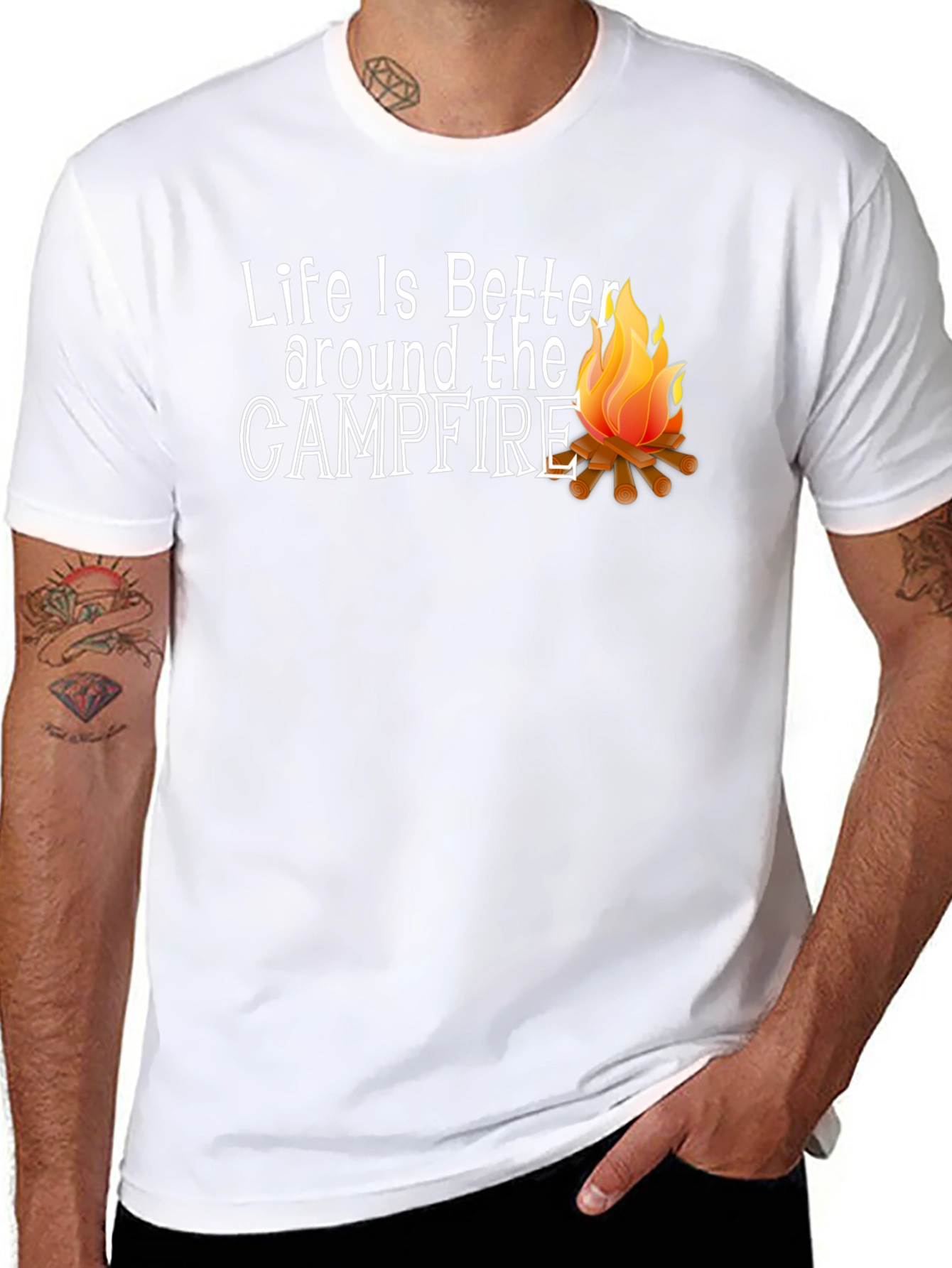 Life is Better Around The Campfire Graphic Tee