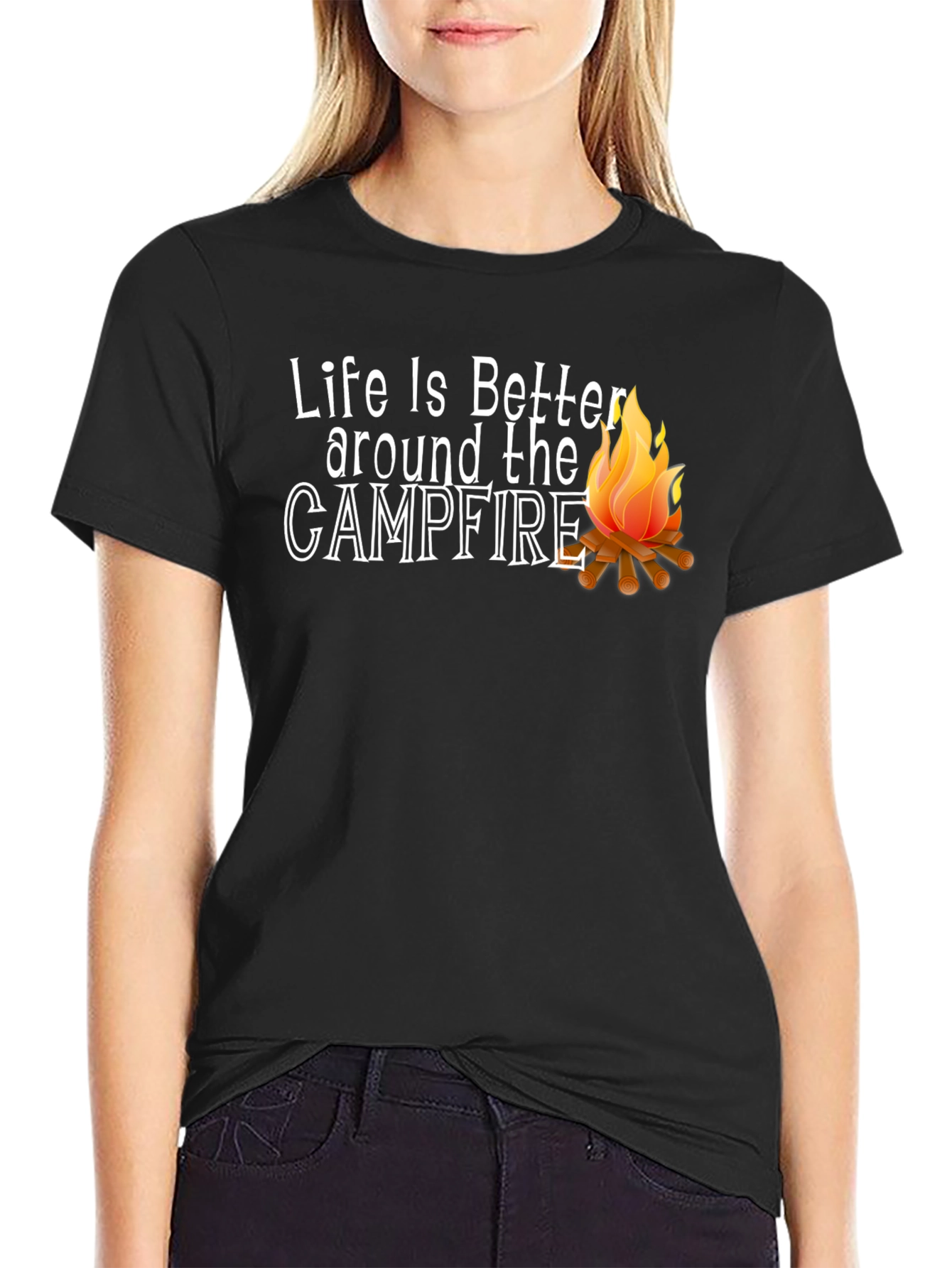 Life is Better Around The Campfire Graphic Tee