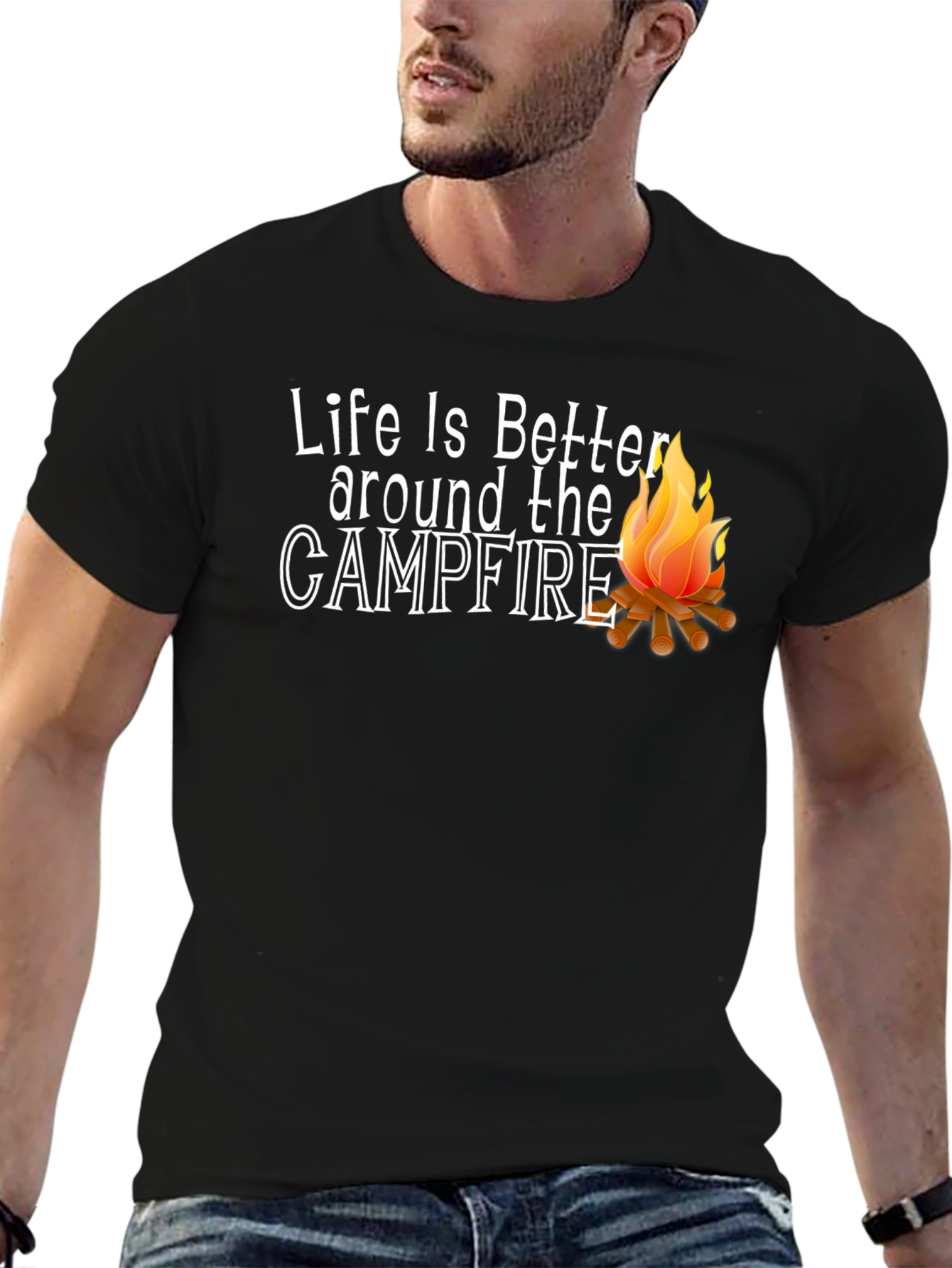 Life is Better Around The Campfire Graphic Tee