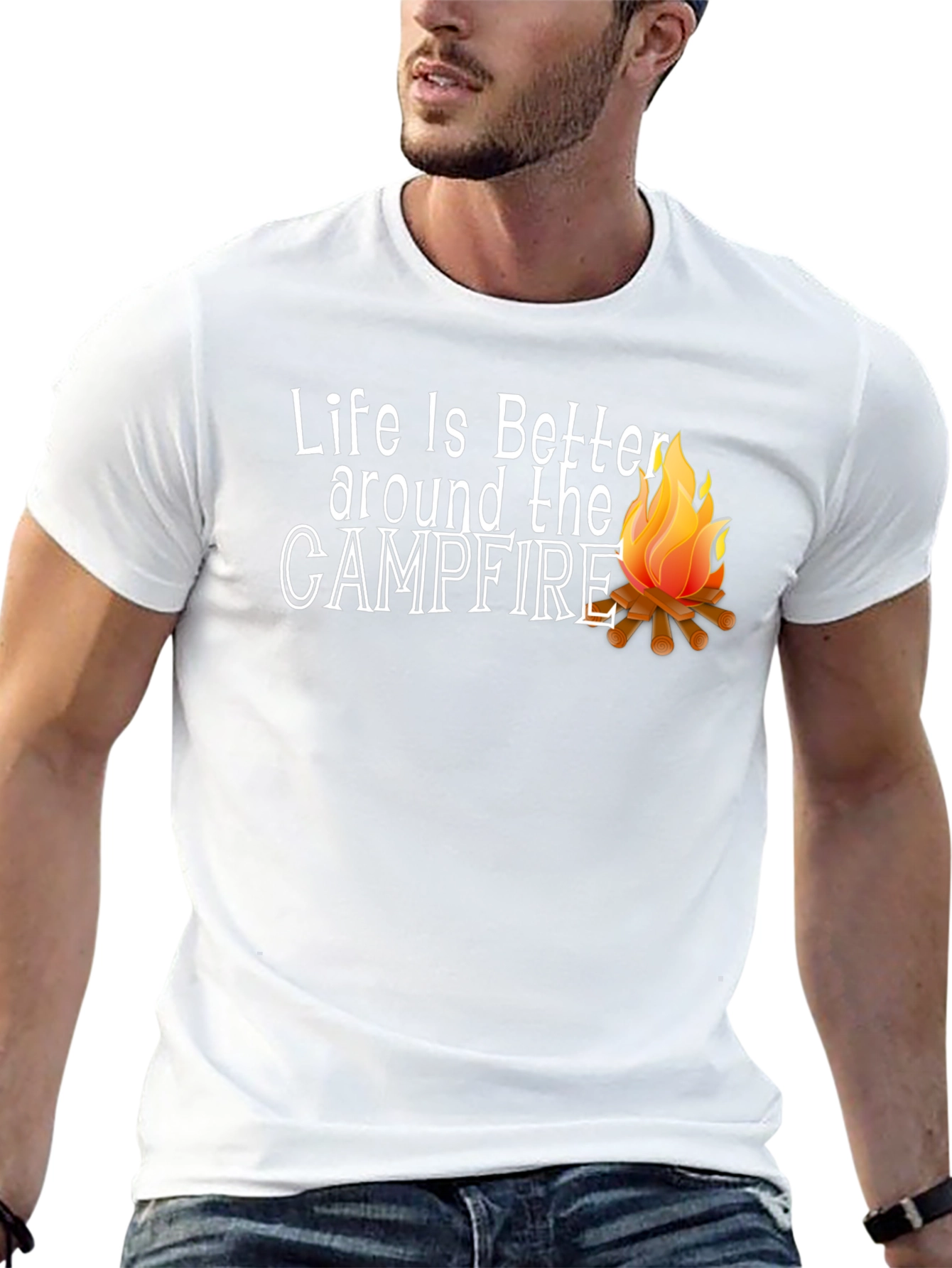 Life is Better Around The Campfire Graphic Tee