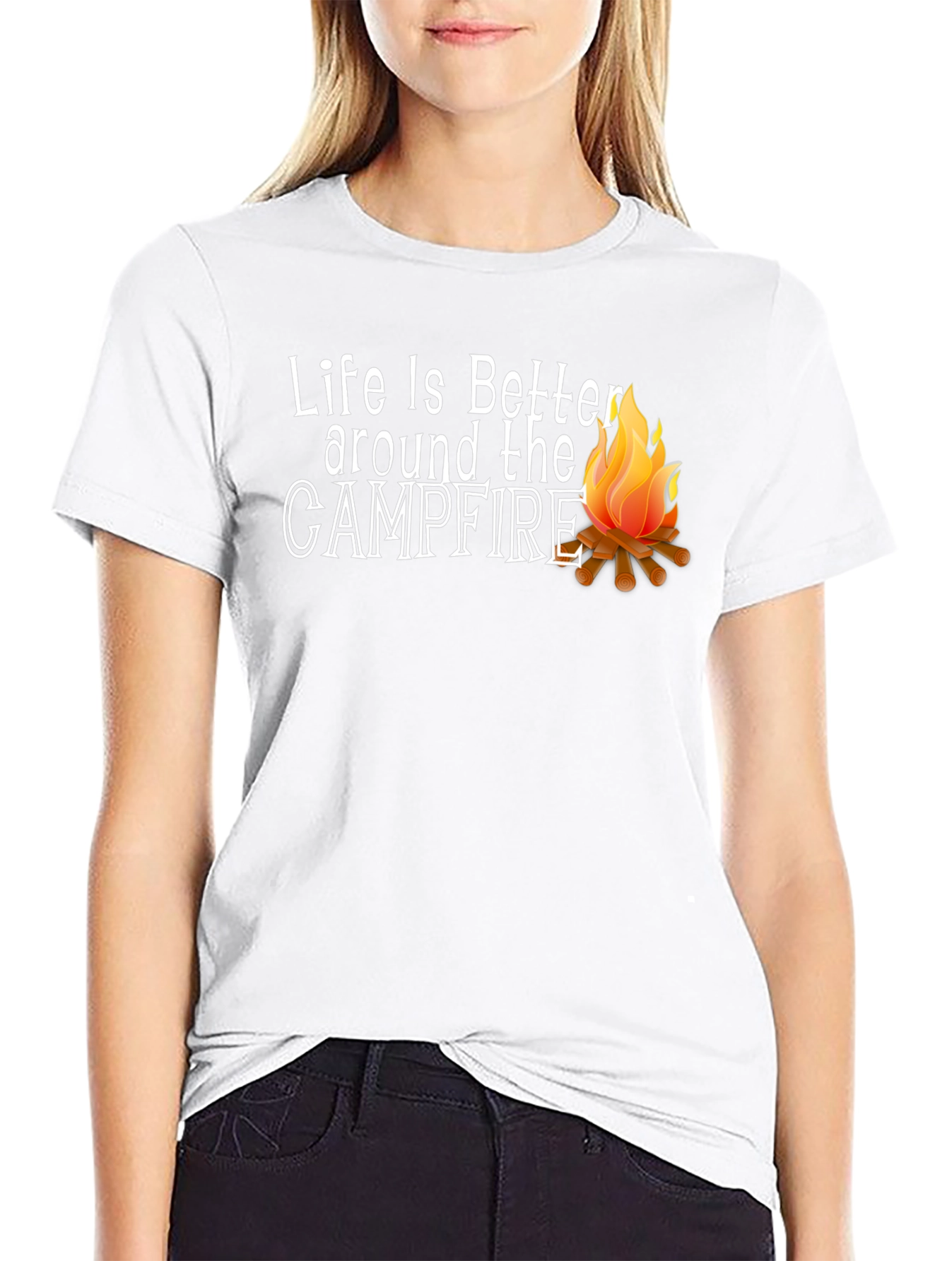 Life is Better Around The Campfire Graphic Tee